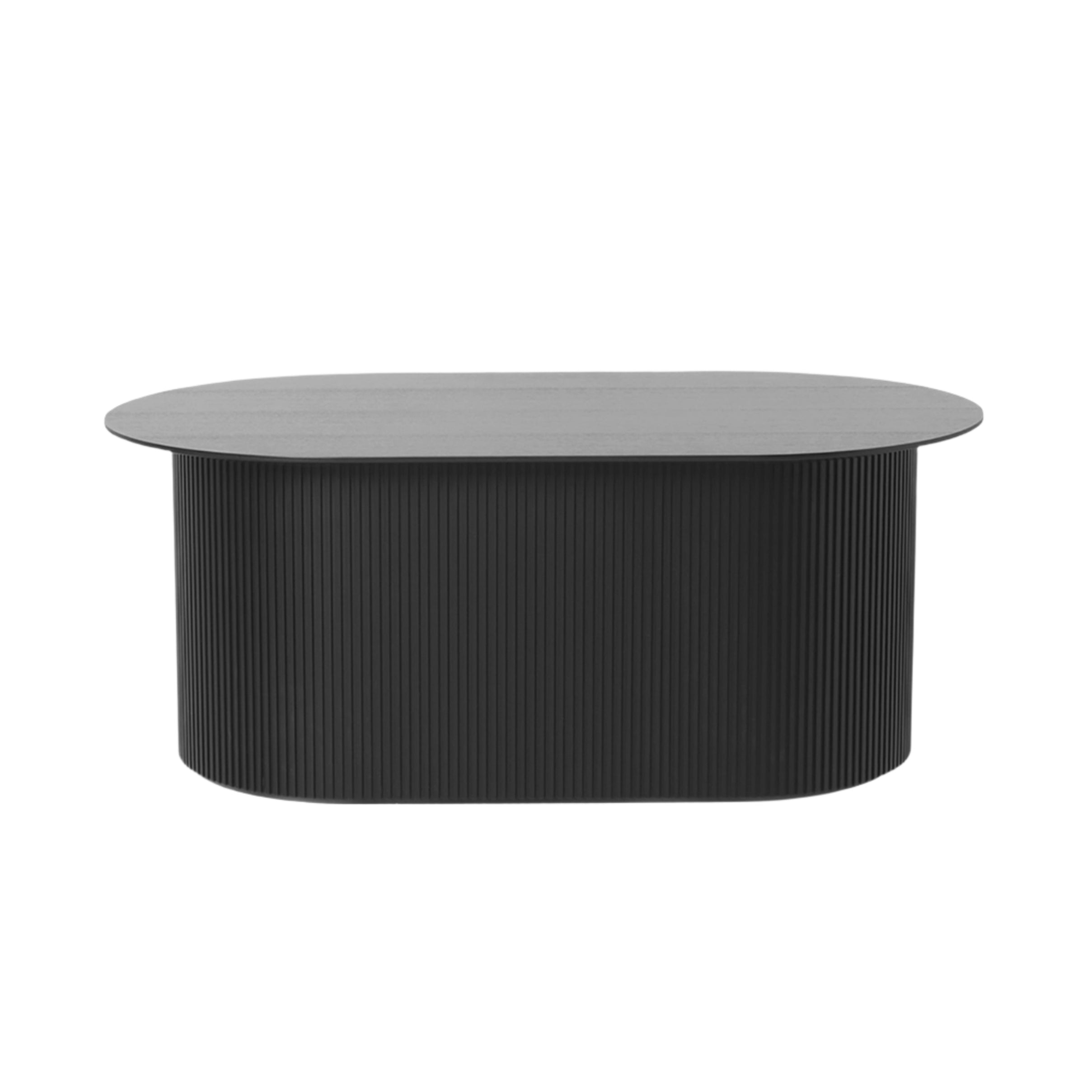 PODIA Couchtisch, schwarzes Eschenfurnier