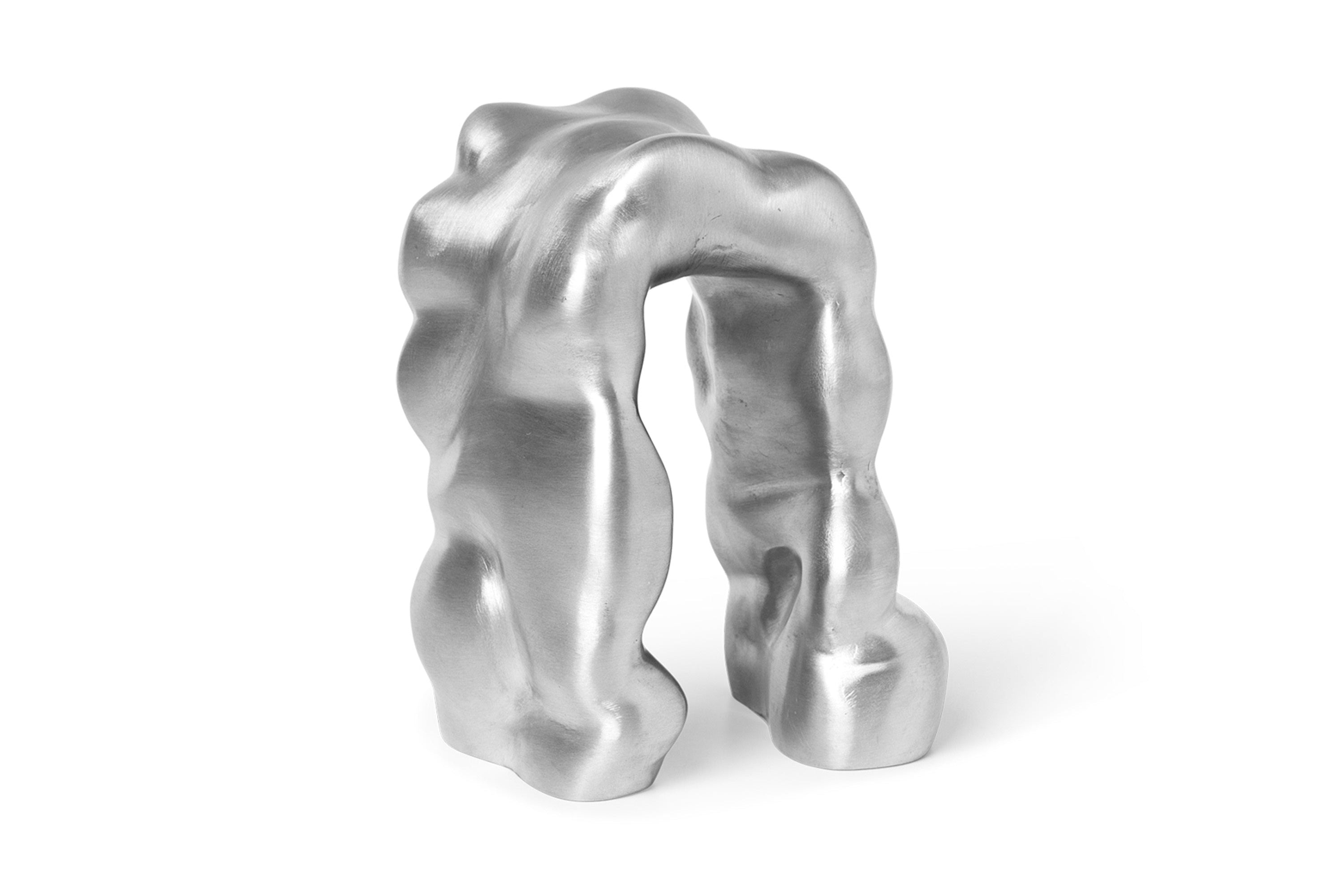 Dekoracja MORF SCULPTURE szczotkowane aluminium