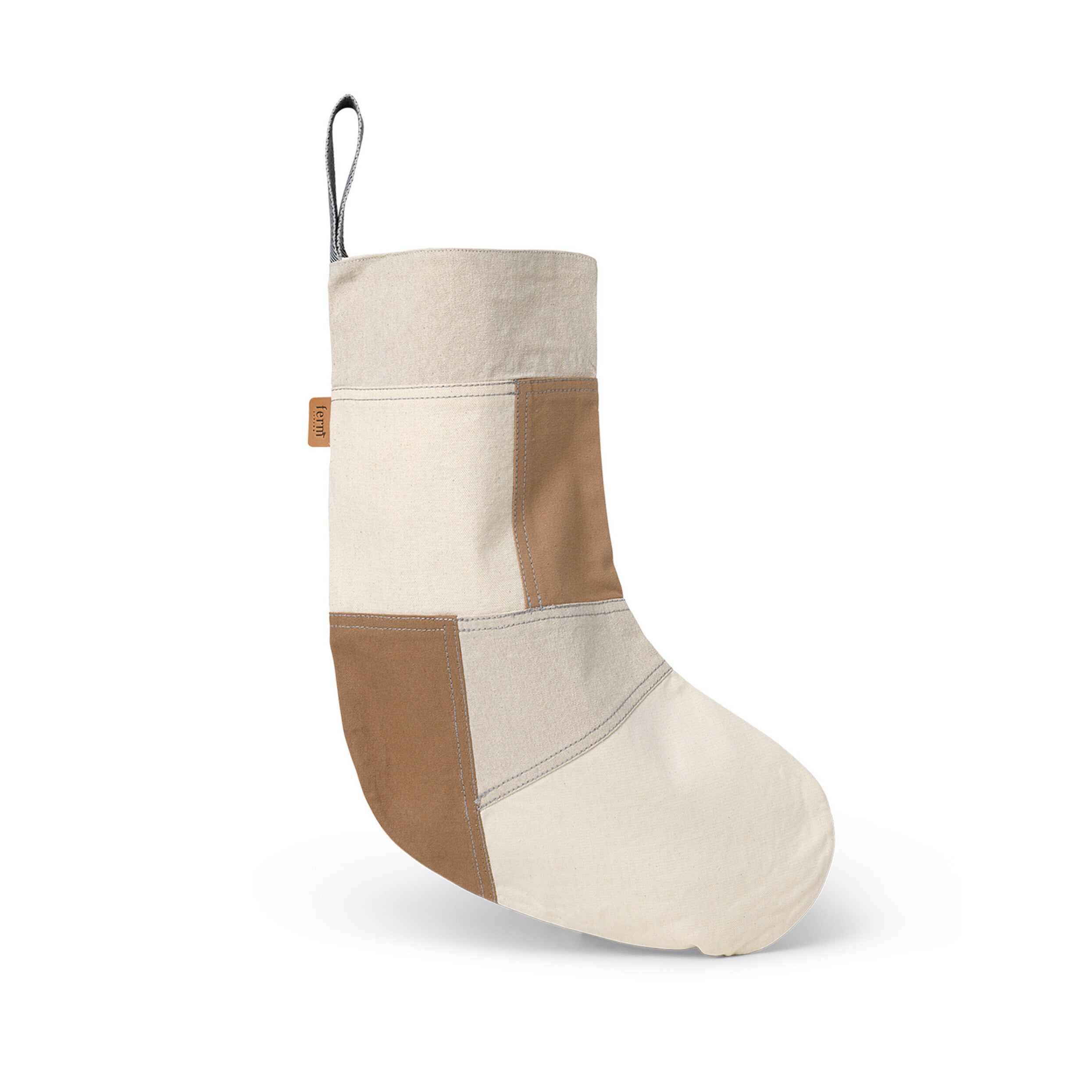 Skarpeta na prezenty TONAL CHRISTMAS STOCKING beżowy