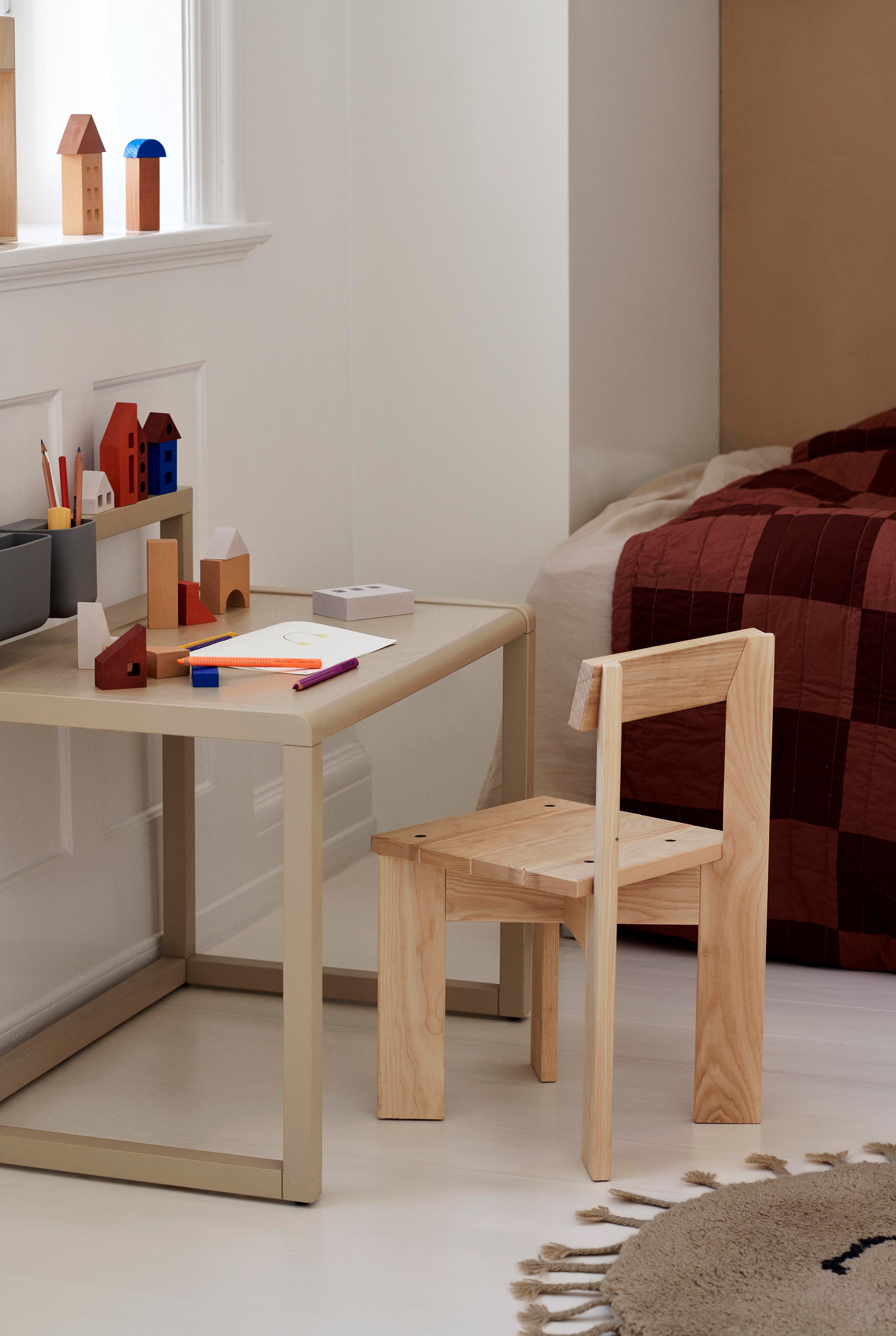 Biurko dziecięce LITTLE ARCHITECT beżowy