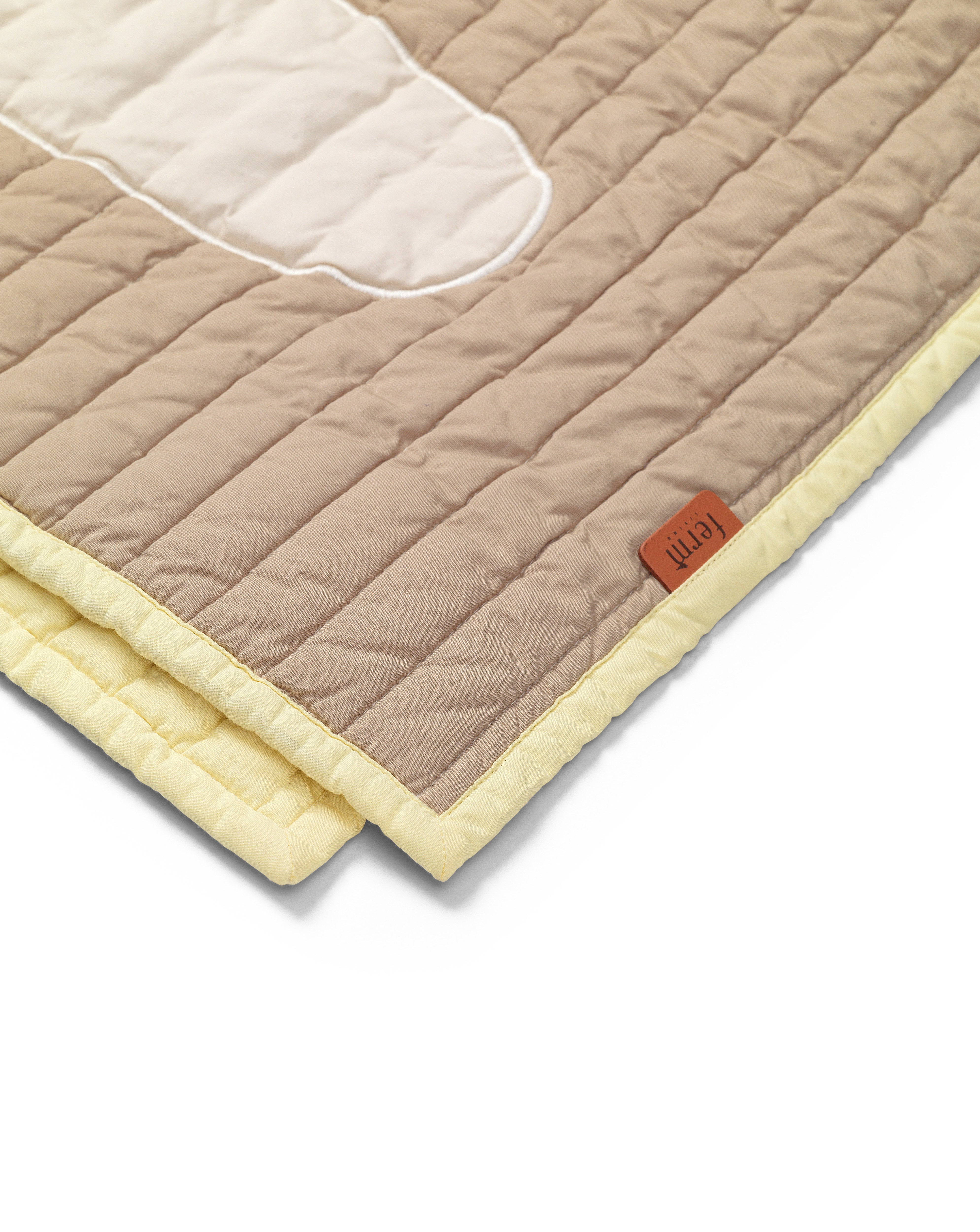 Gestepptes Überwurf BIRD beige