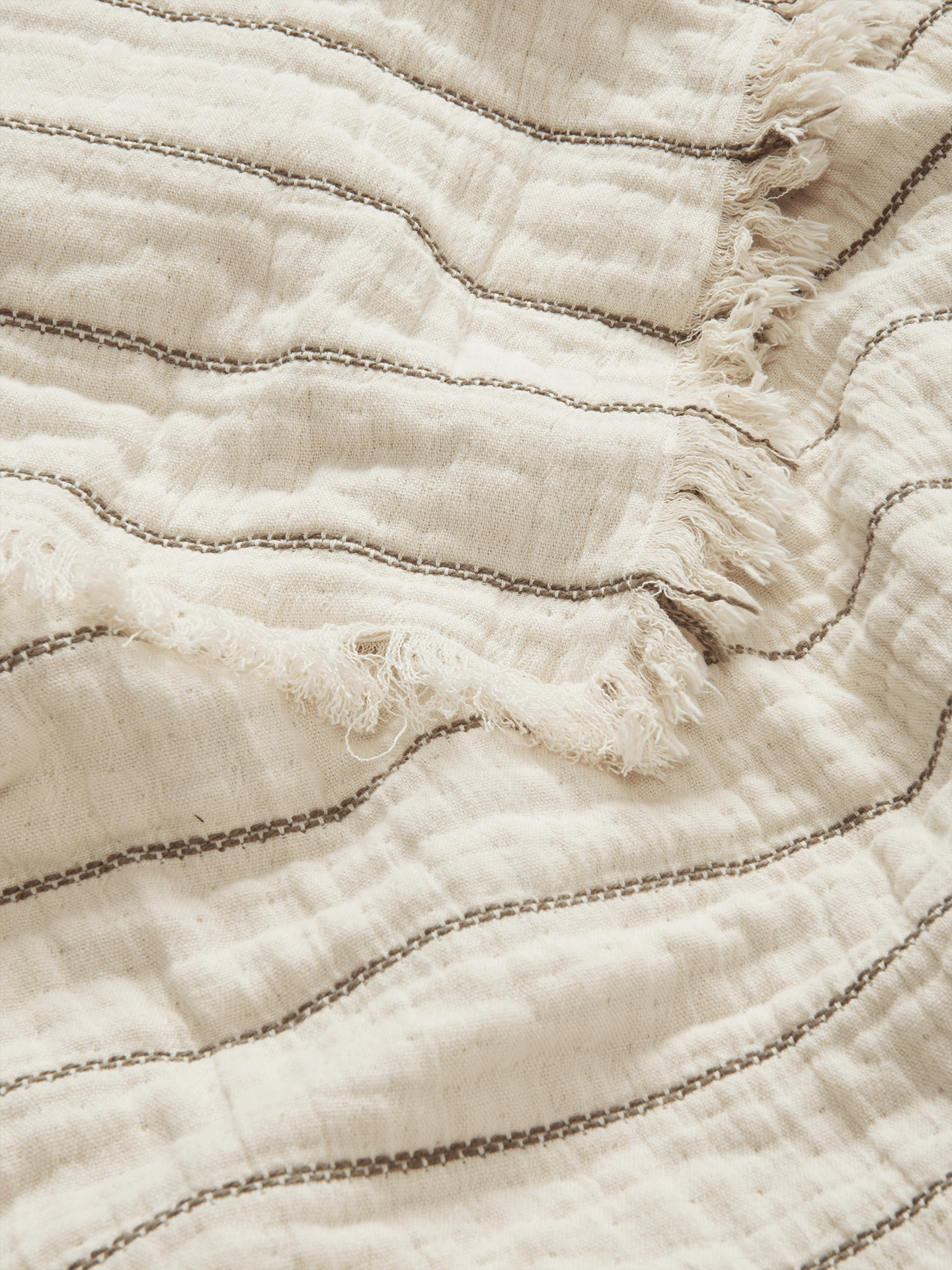 AIRES DOUBLE bedspread cream