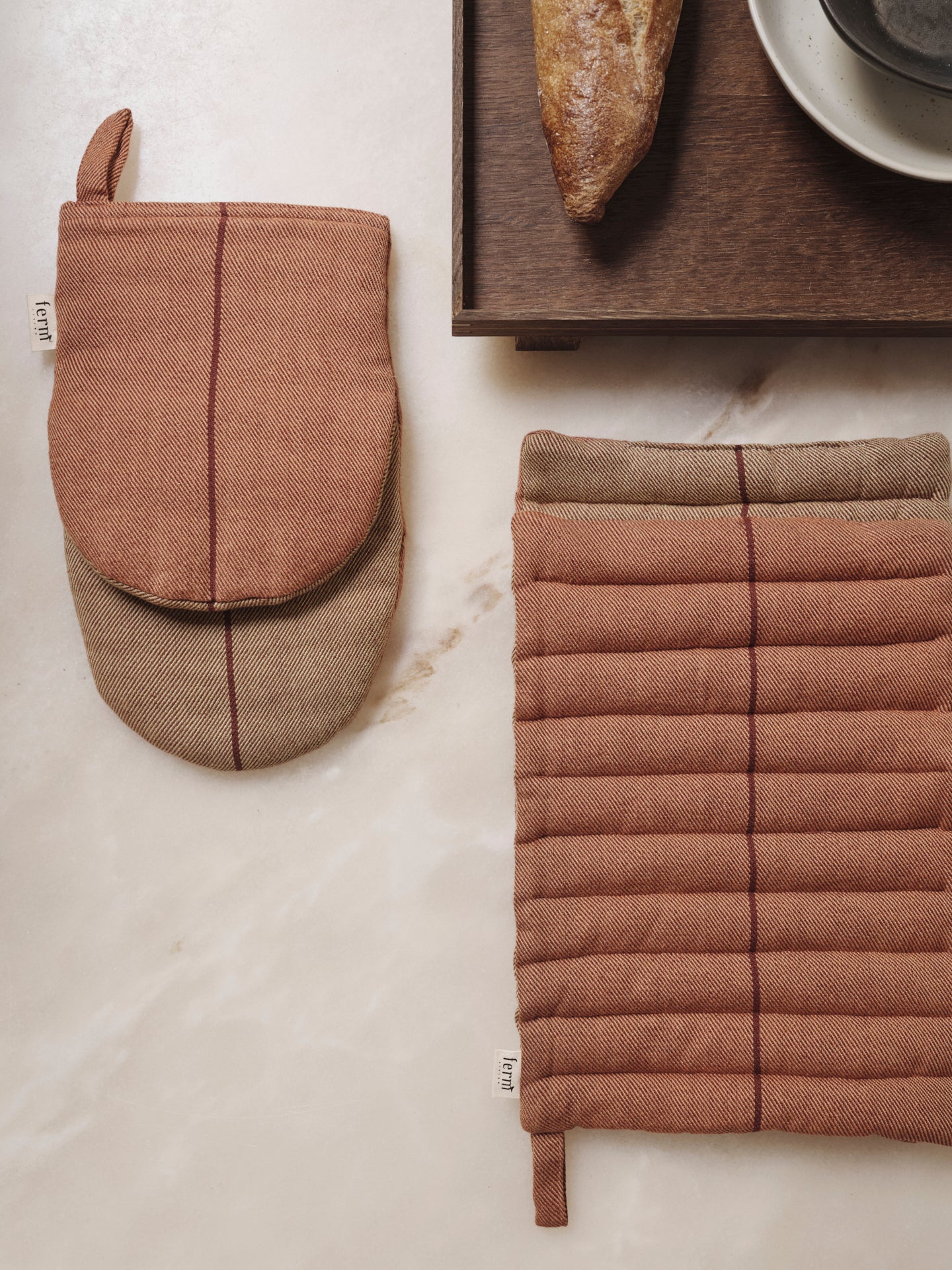 Taca BON WOODEN dymiony dąb