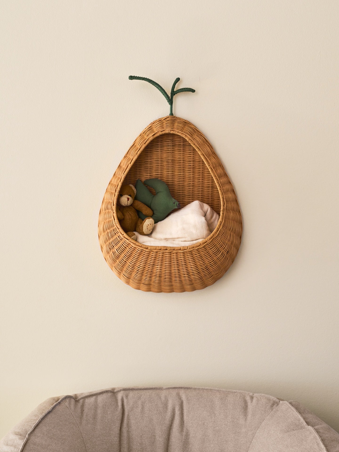 Kosz wiszący PEAR rattan