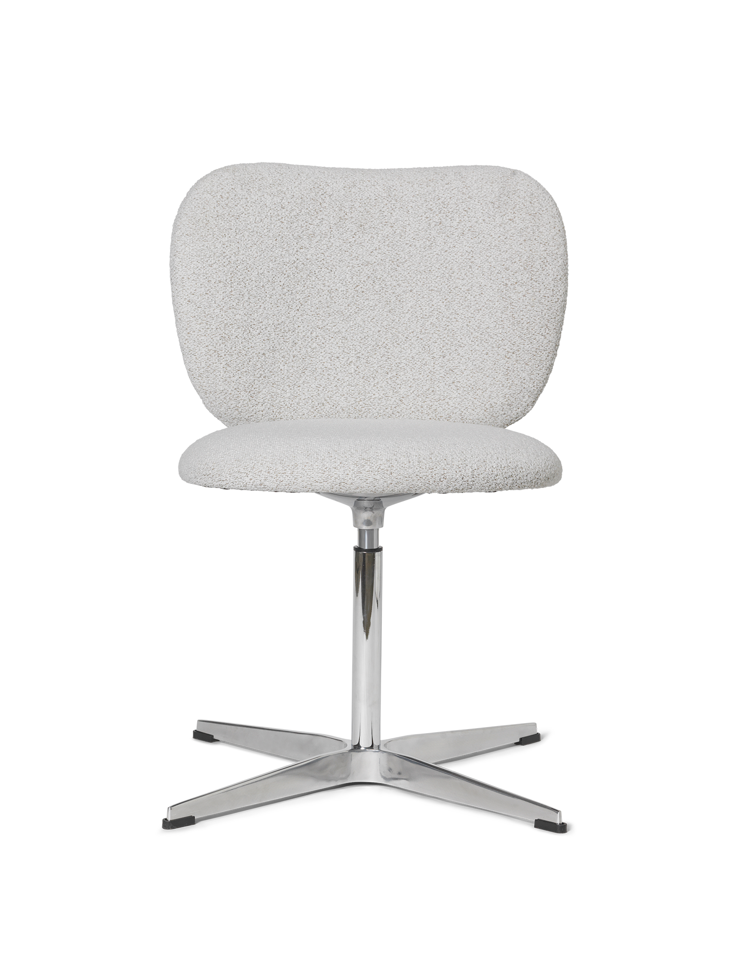 Krzesło obrotowe RICO Soft Bouclé złamana biel