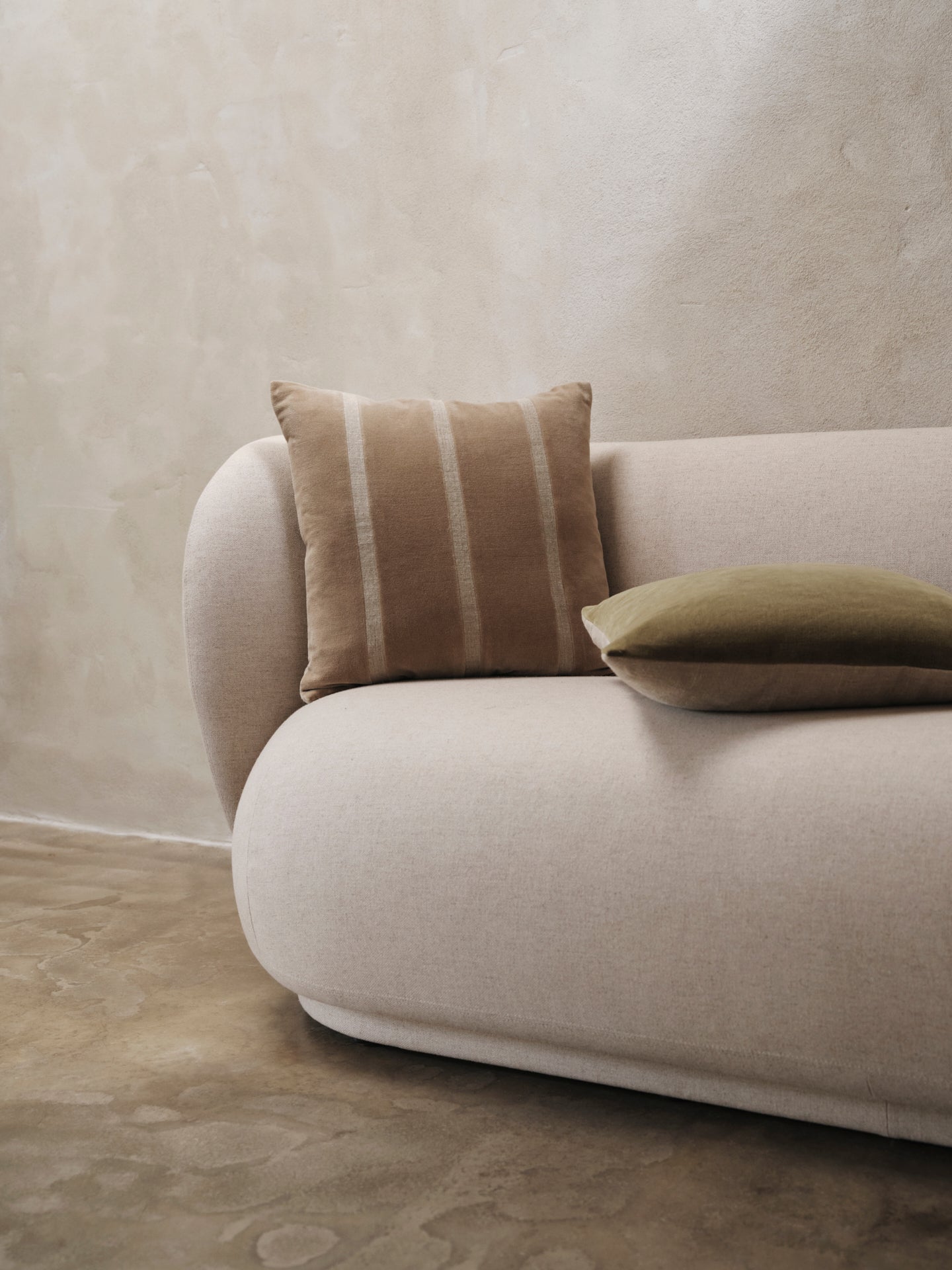 3-Sitzer Rico Grain Sofa Beige