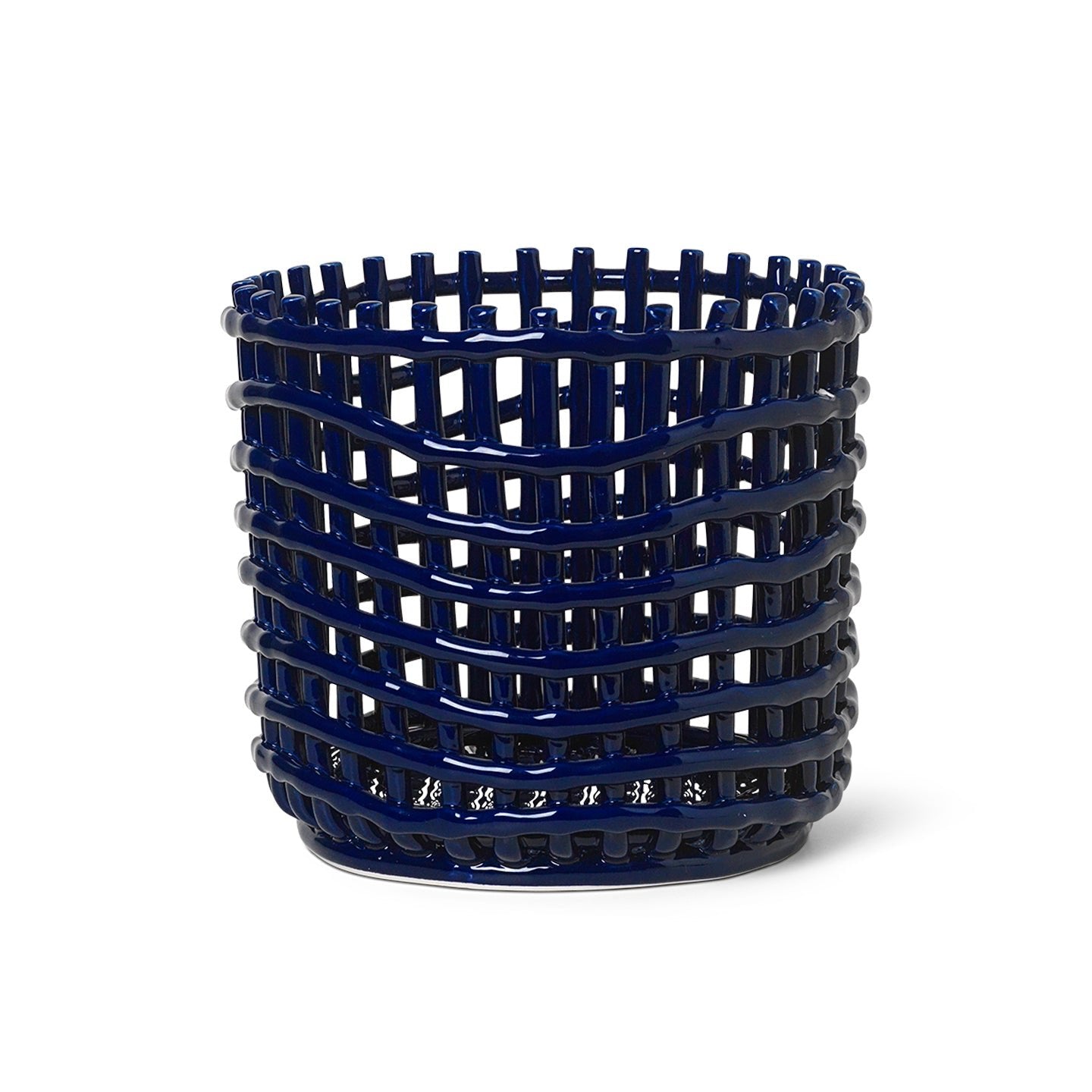 Koszyk CERAMIC BASKET niebieski