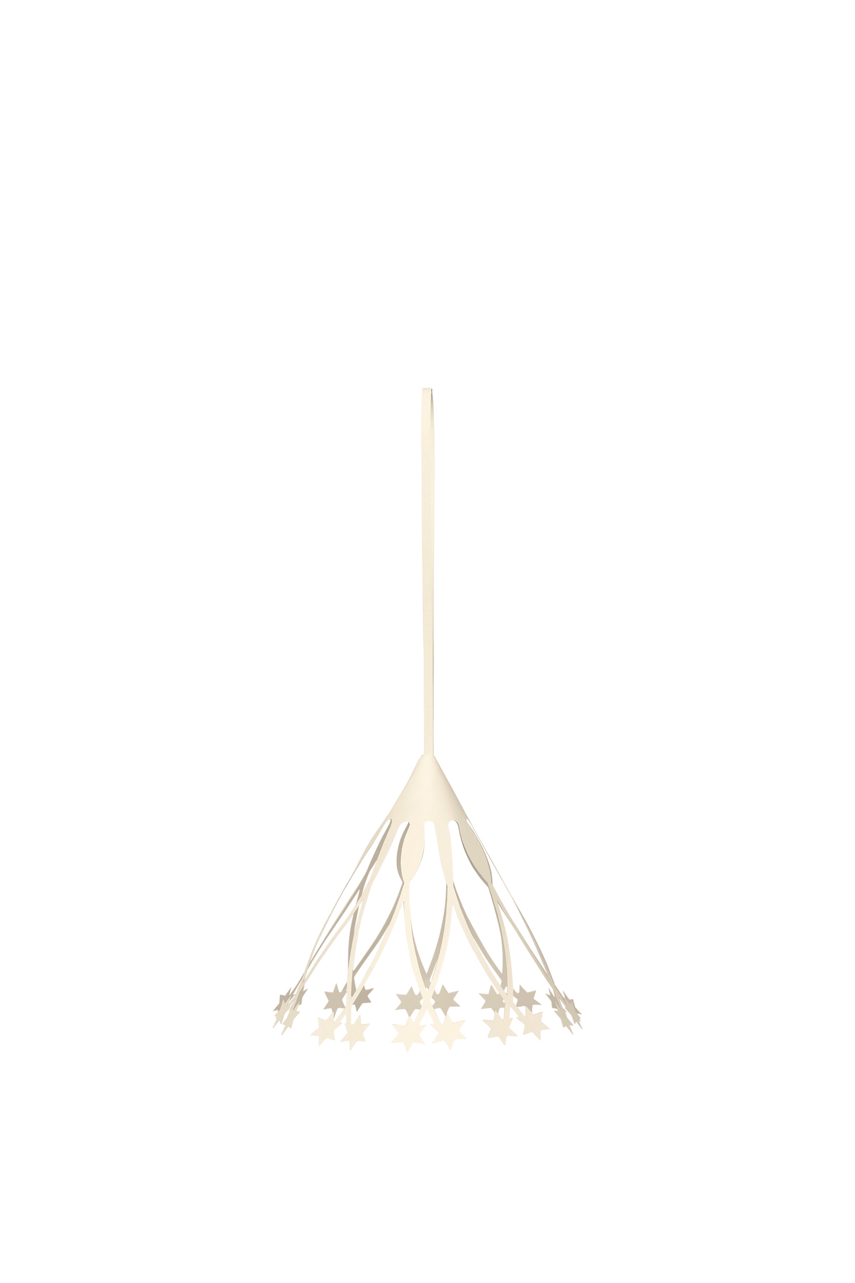 Zestaw dekoracji choinkowych CHRISTMAS PAPER TASSELS biały