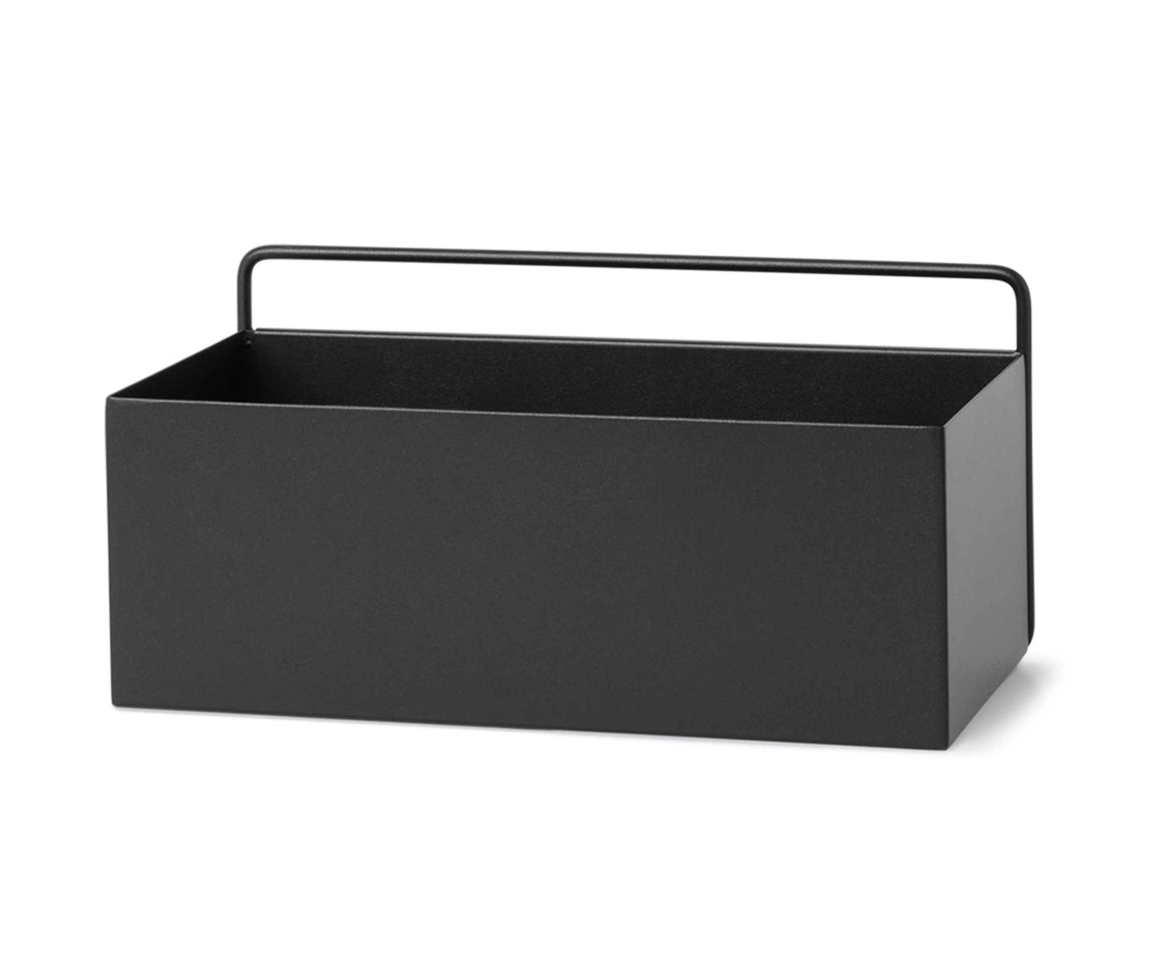 Wisząca doniczka WALL RECTANGLE BOX czarny