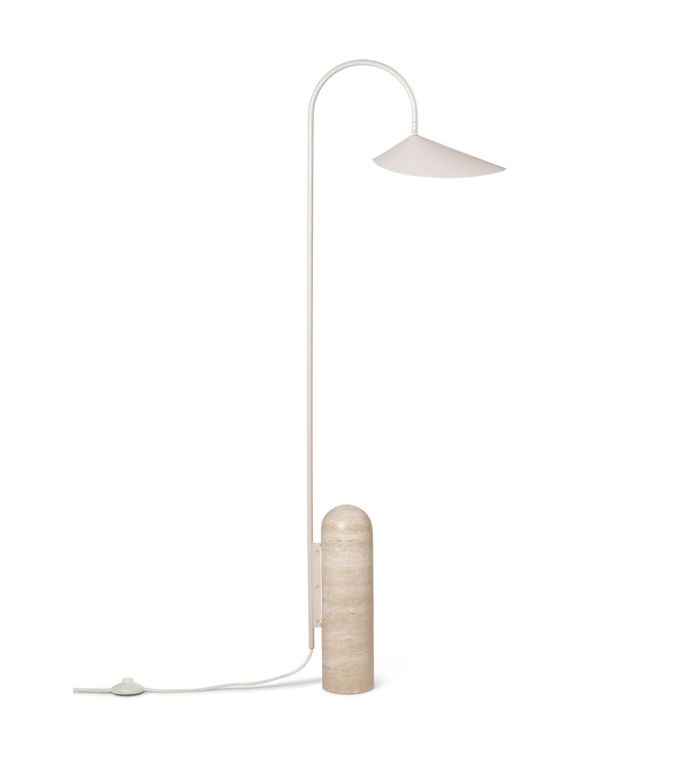 Lampa podłogowa do czytania ARUM beżowy