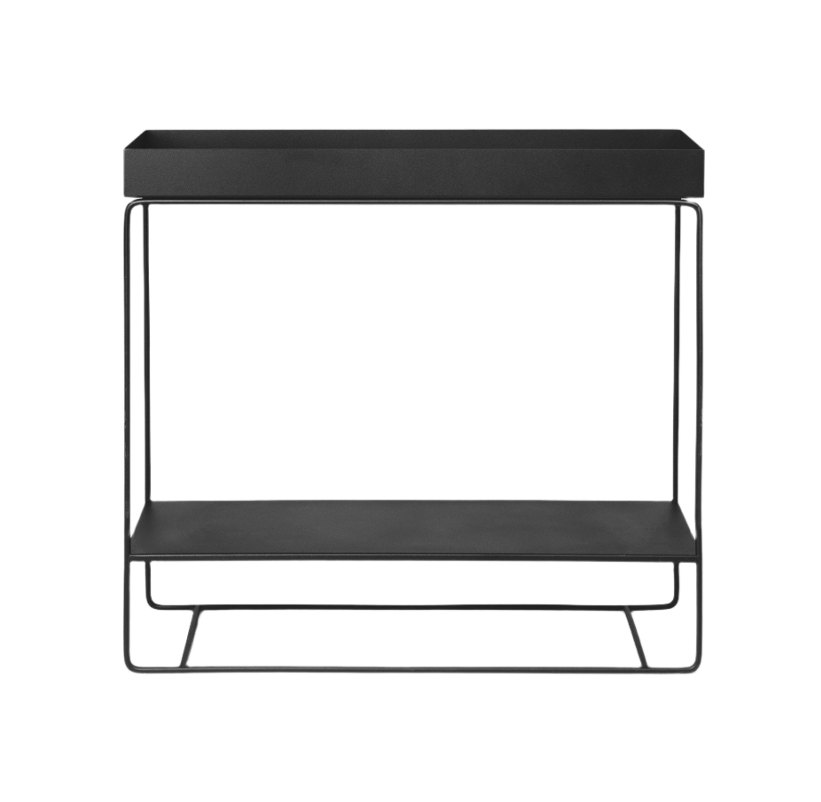 Konsola PLANT BOX TWO-TIER czarny