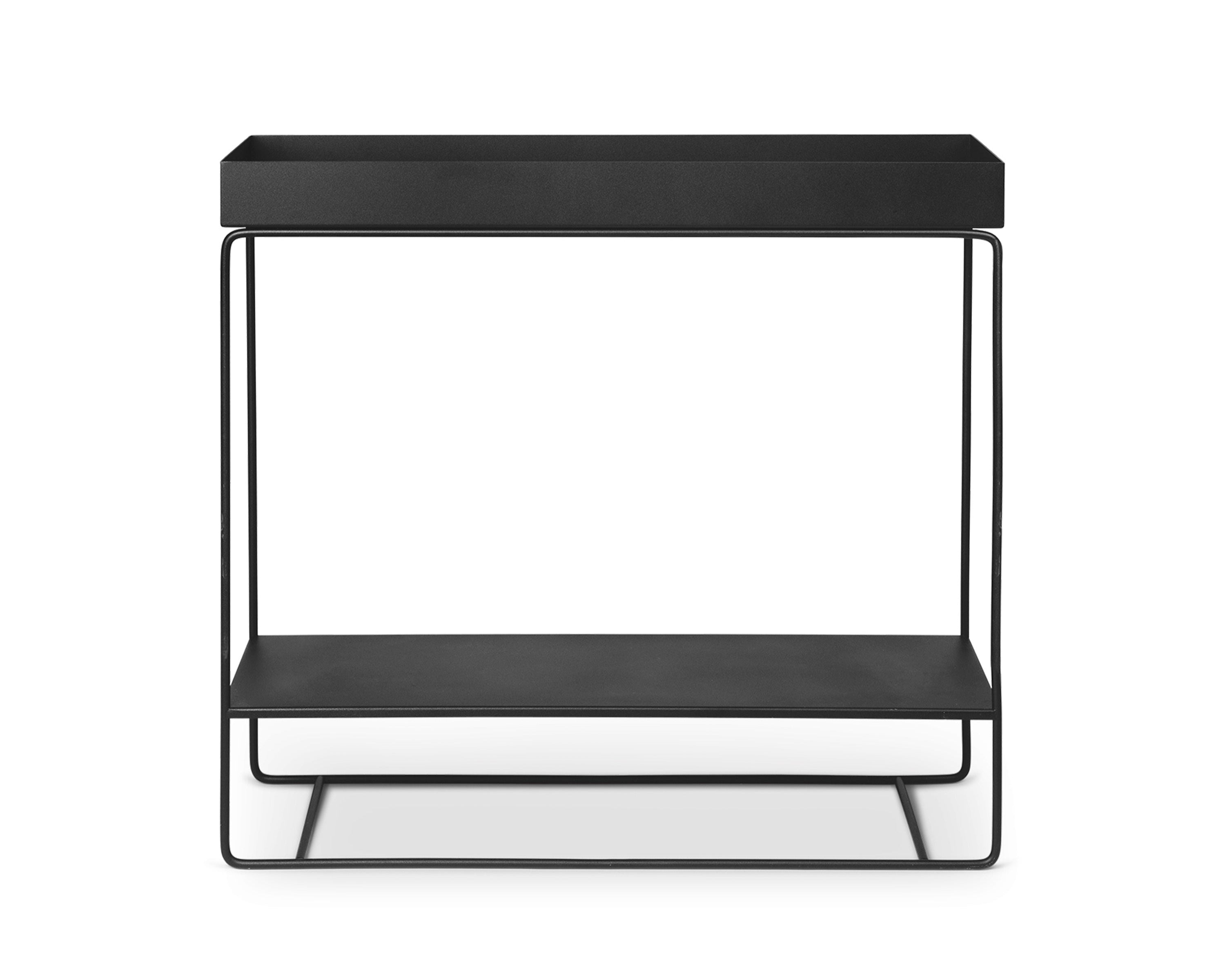 Konsola PLANT BOX TWO-TIER czarny