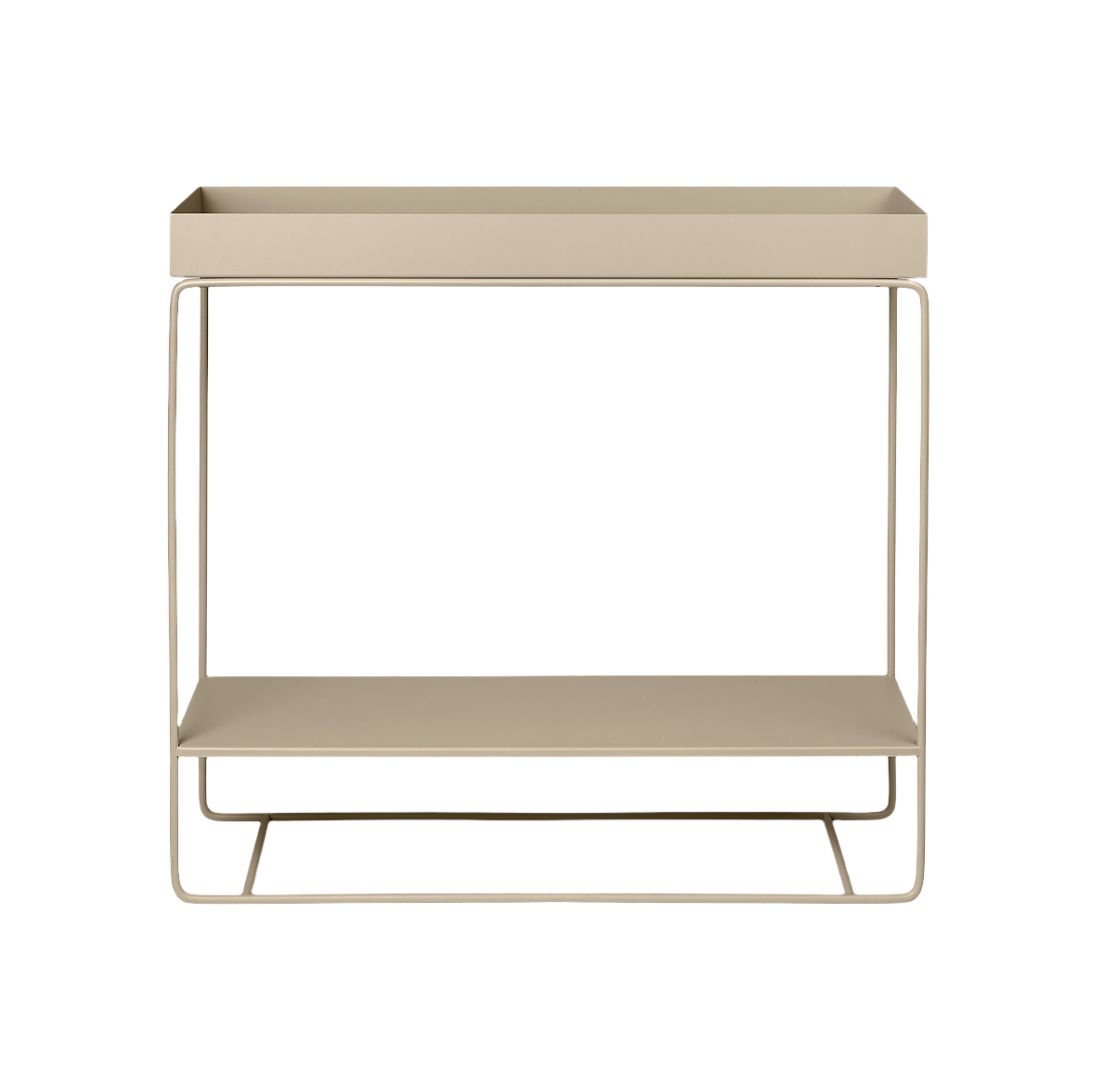 PLANT BOX TWO-TIER console beige