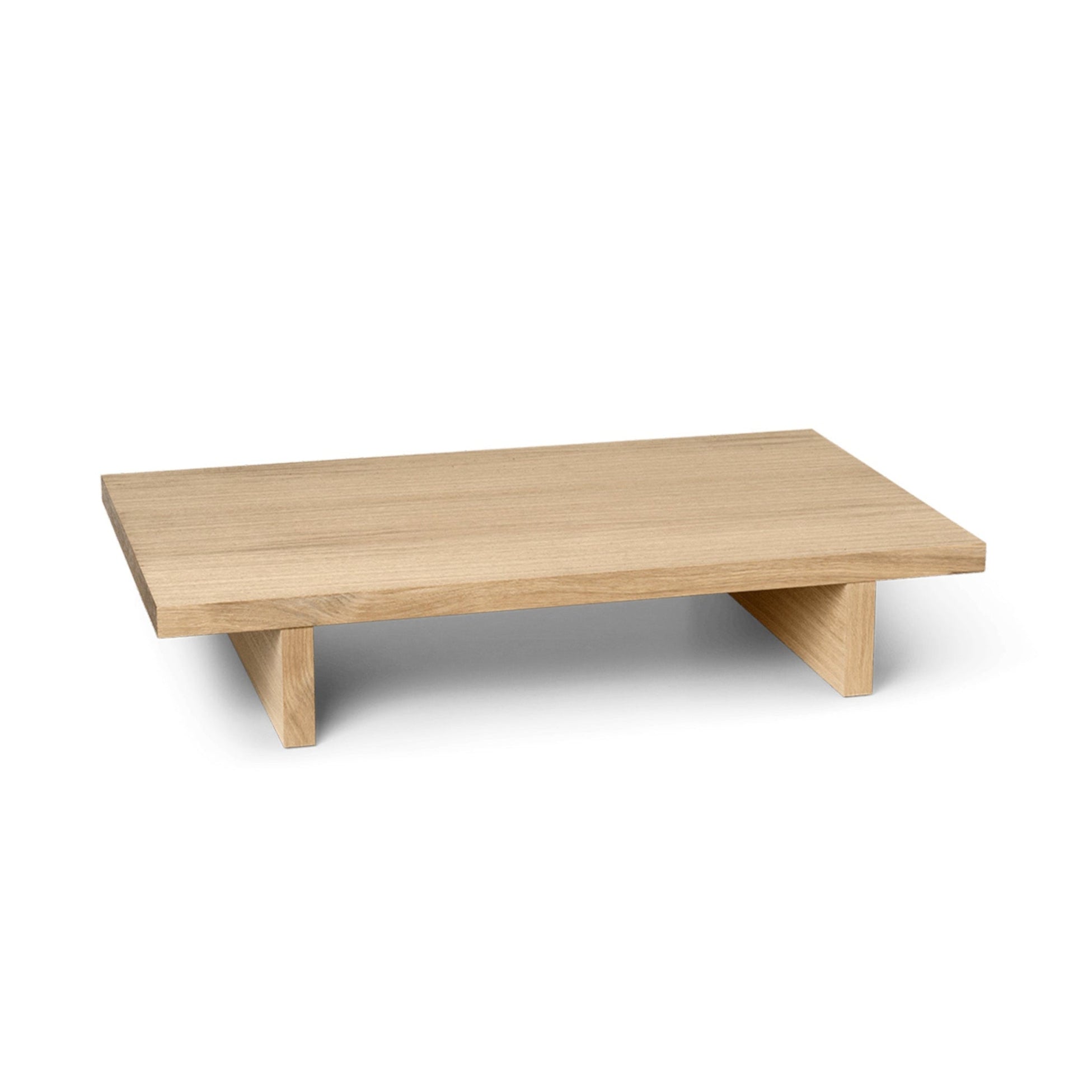 KONA LOW table, oiled oak plywood