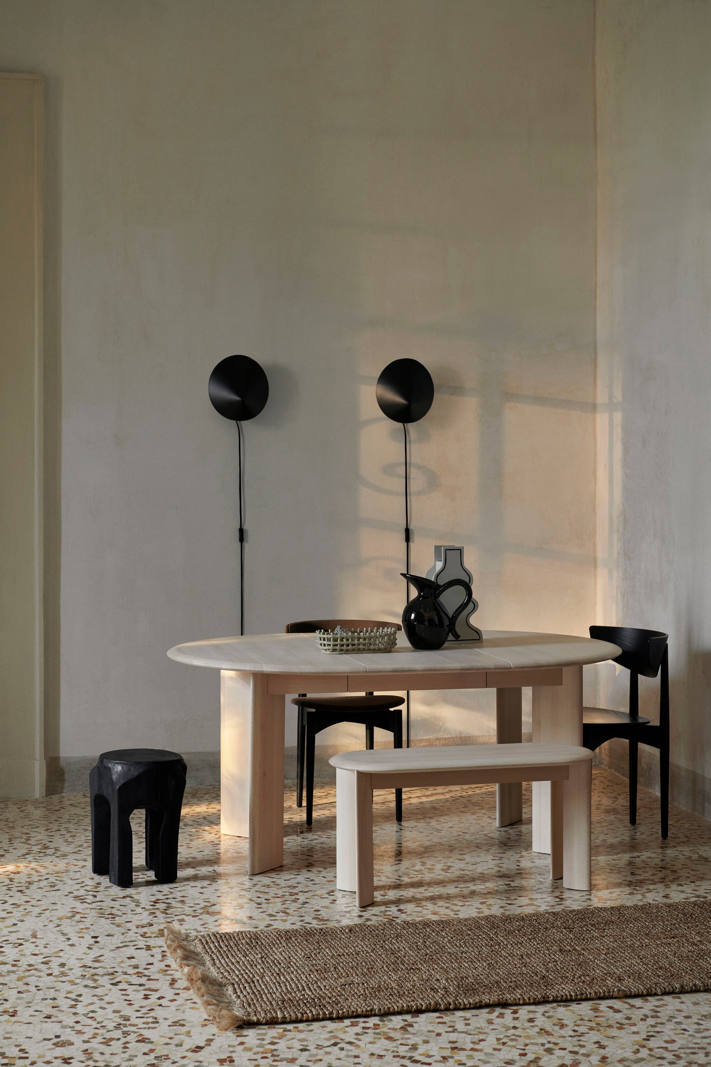 Bevel folding table