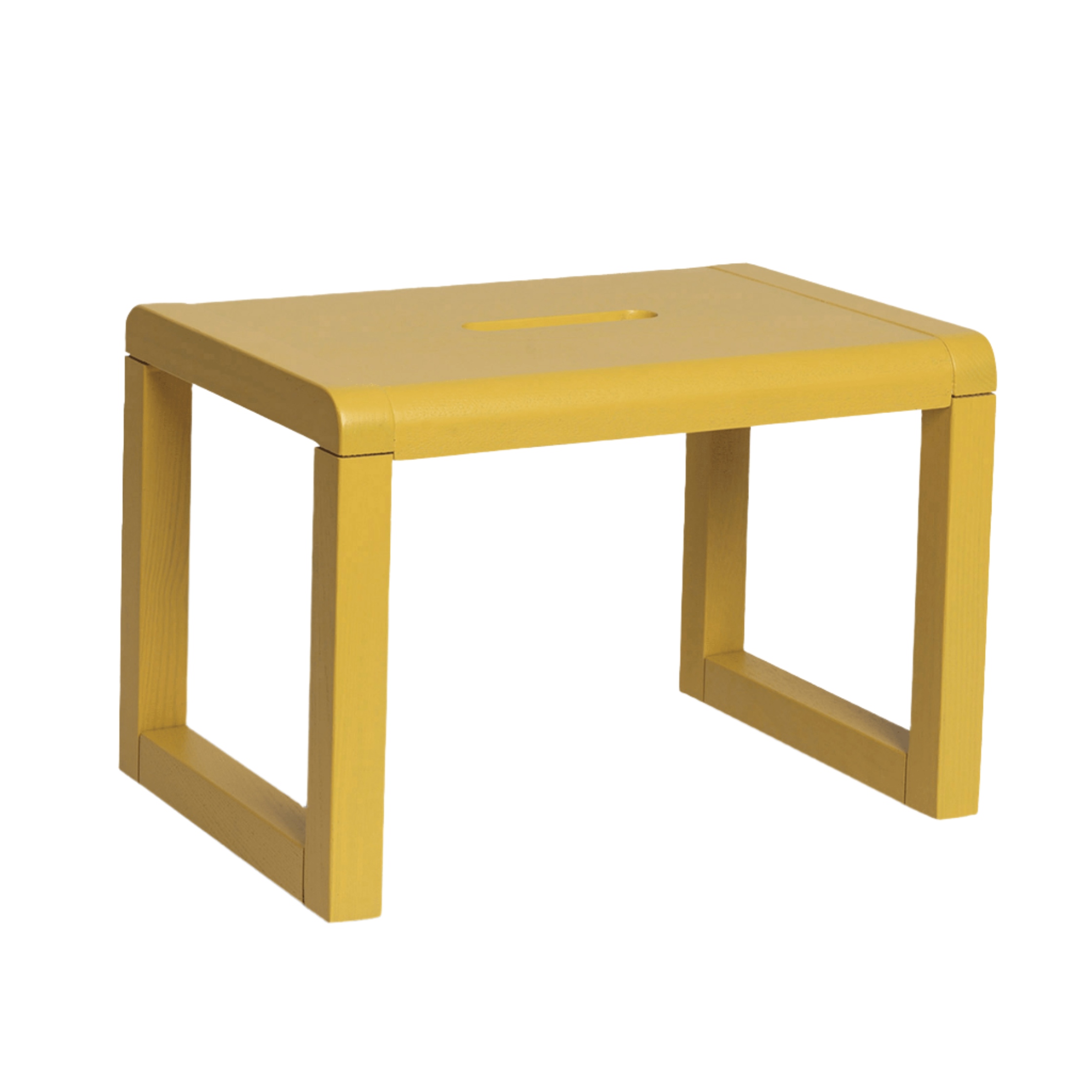 Stołek dziecięcy LITTLE ARCHITECT żółty