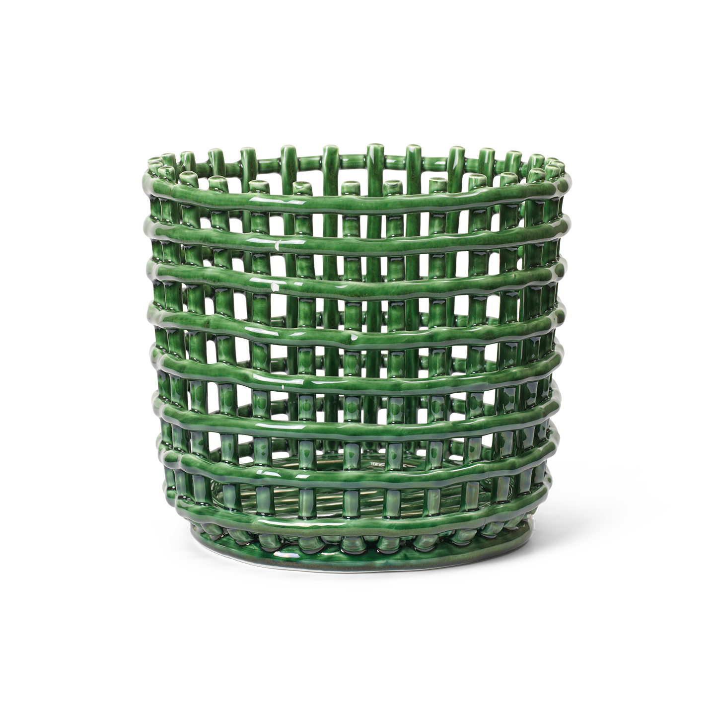 Koszyk CERAMIC BASKET zielony