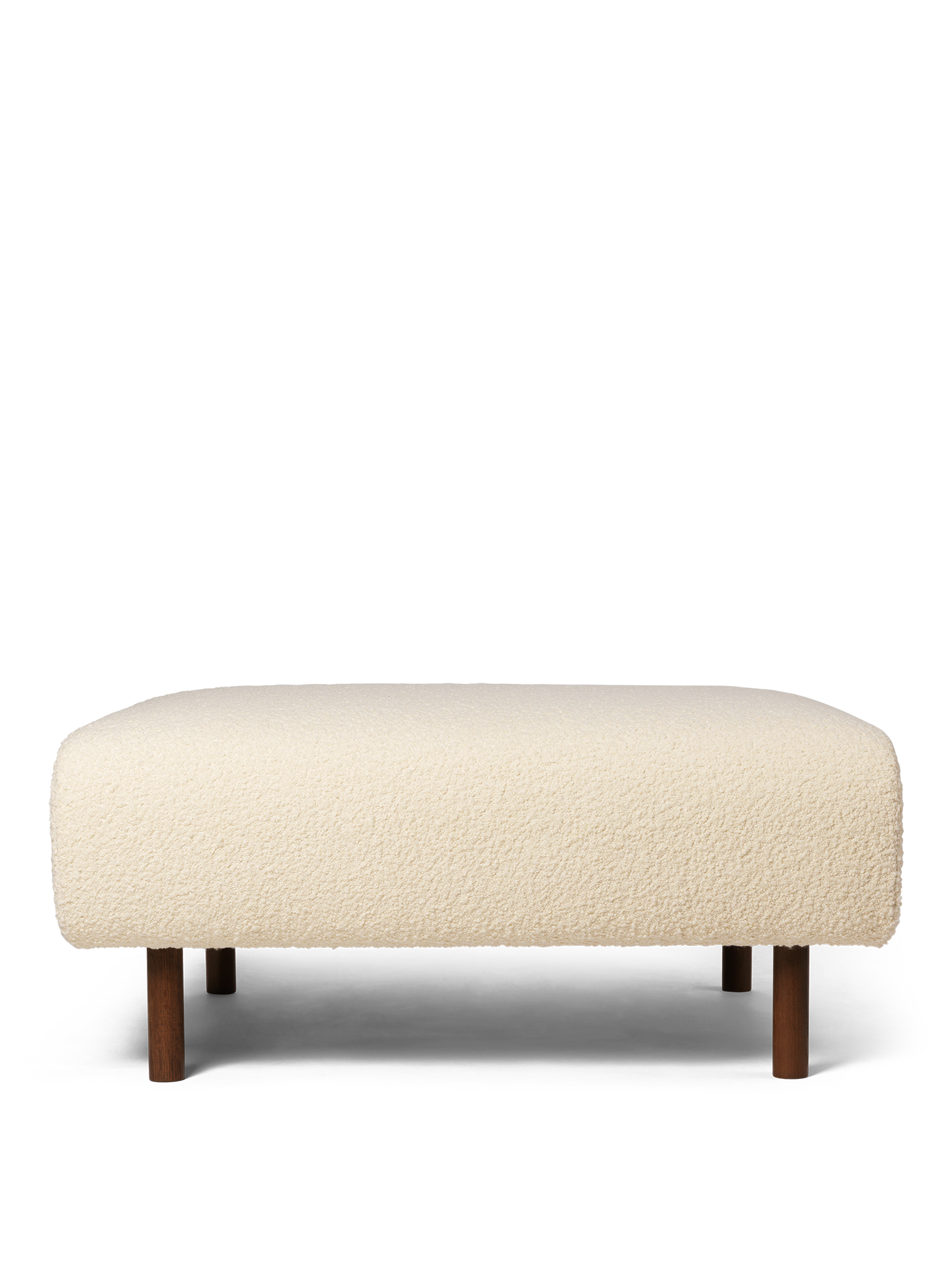 Sofa modułowa DASE - puf Nordic Bouclé złamana biel