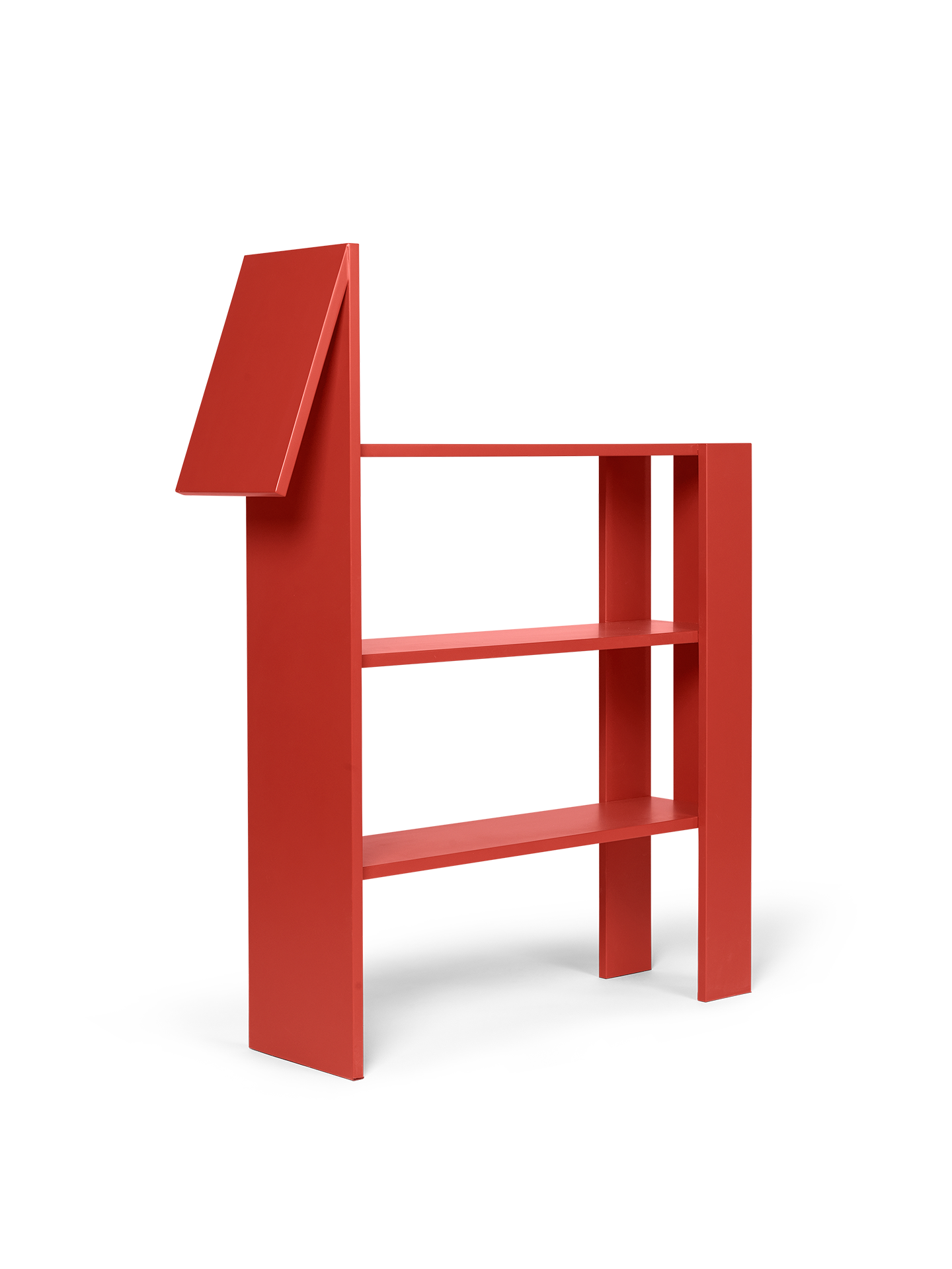 Regał HORSE BOOKCASE czerwony