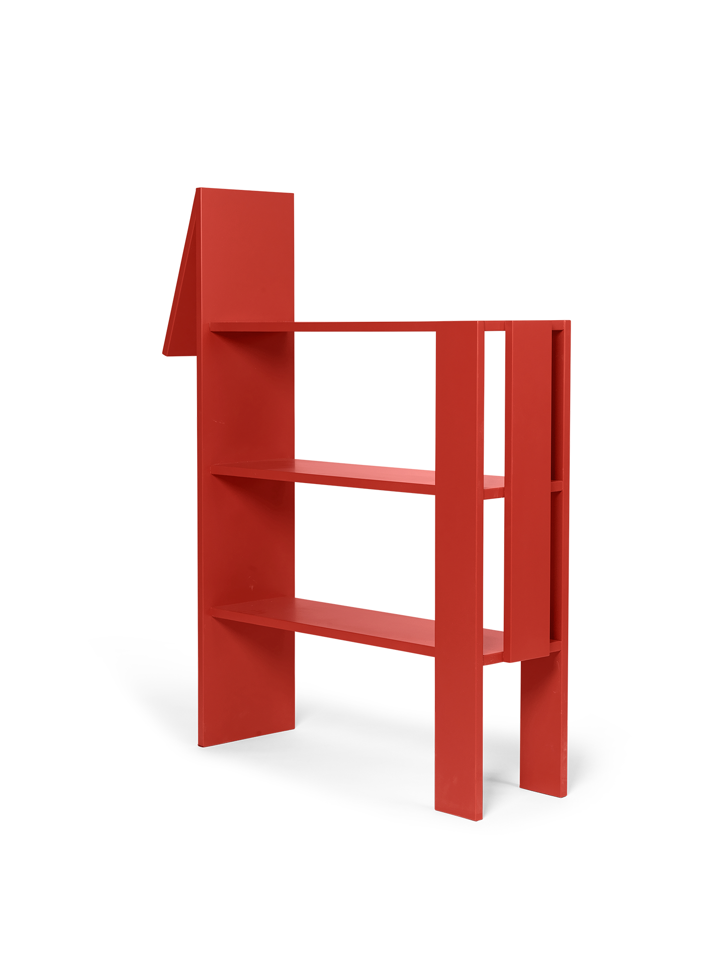 Regał HORSE BOOKCASE czerwony