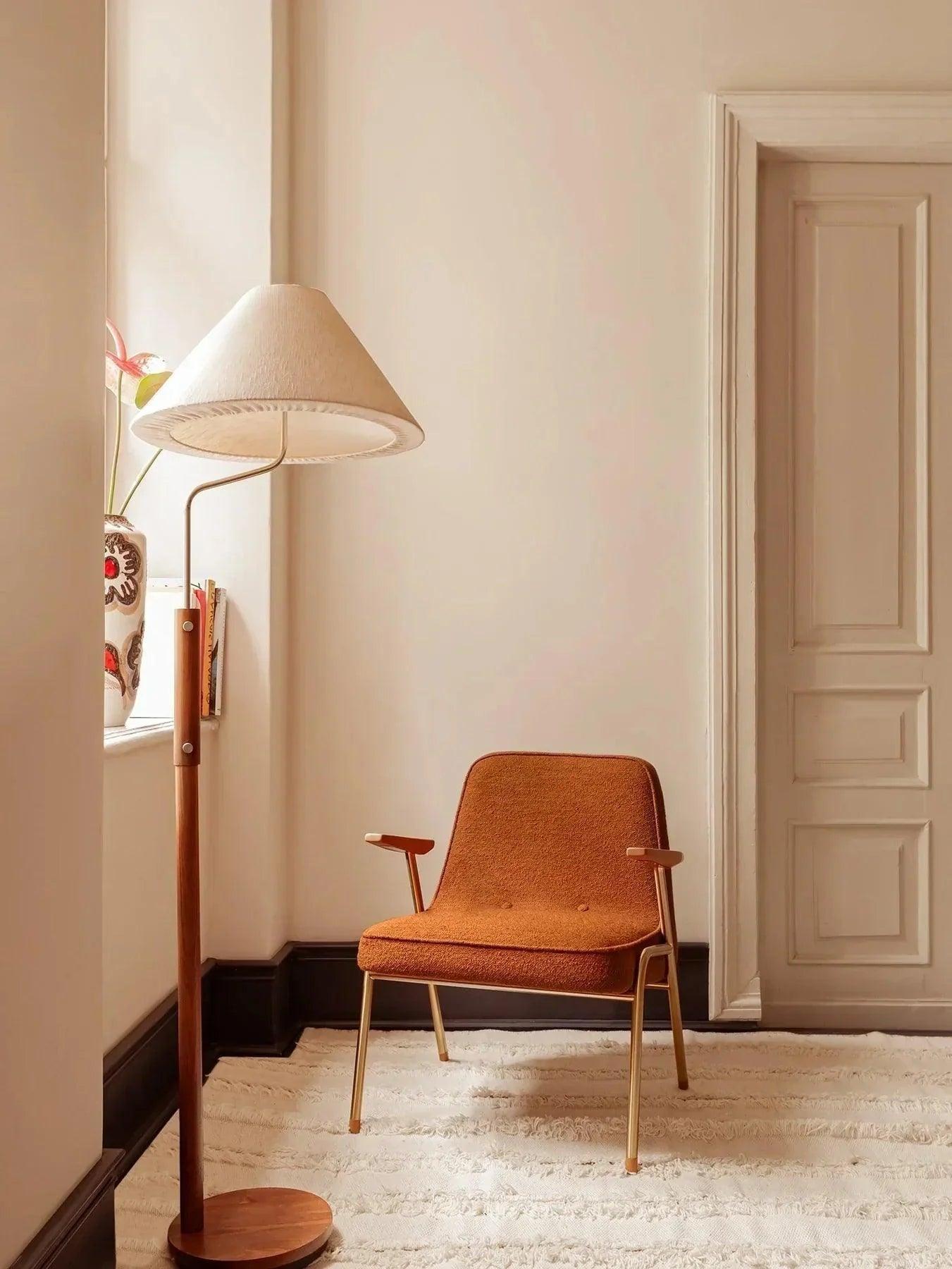 Fotel 366 METAL beżowy w tkaninie Boucle Creme 366 concept Eye on Design