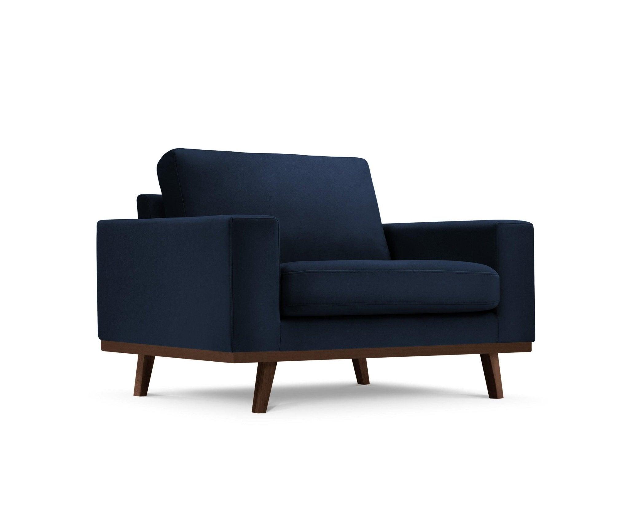 Fotel aksamitny HEBE granat królewski Mazzini Sofas Eye on Design