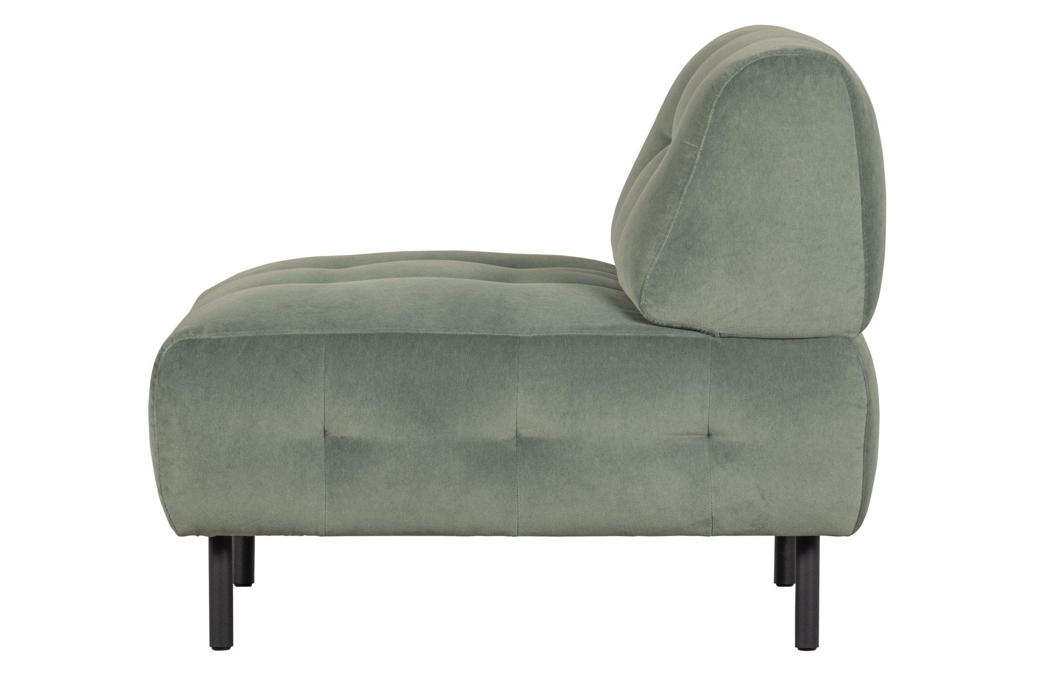 Fotel aksamitny LLOYD jasnozielony Woood Exclusive Eye on Design