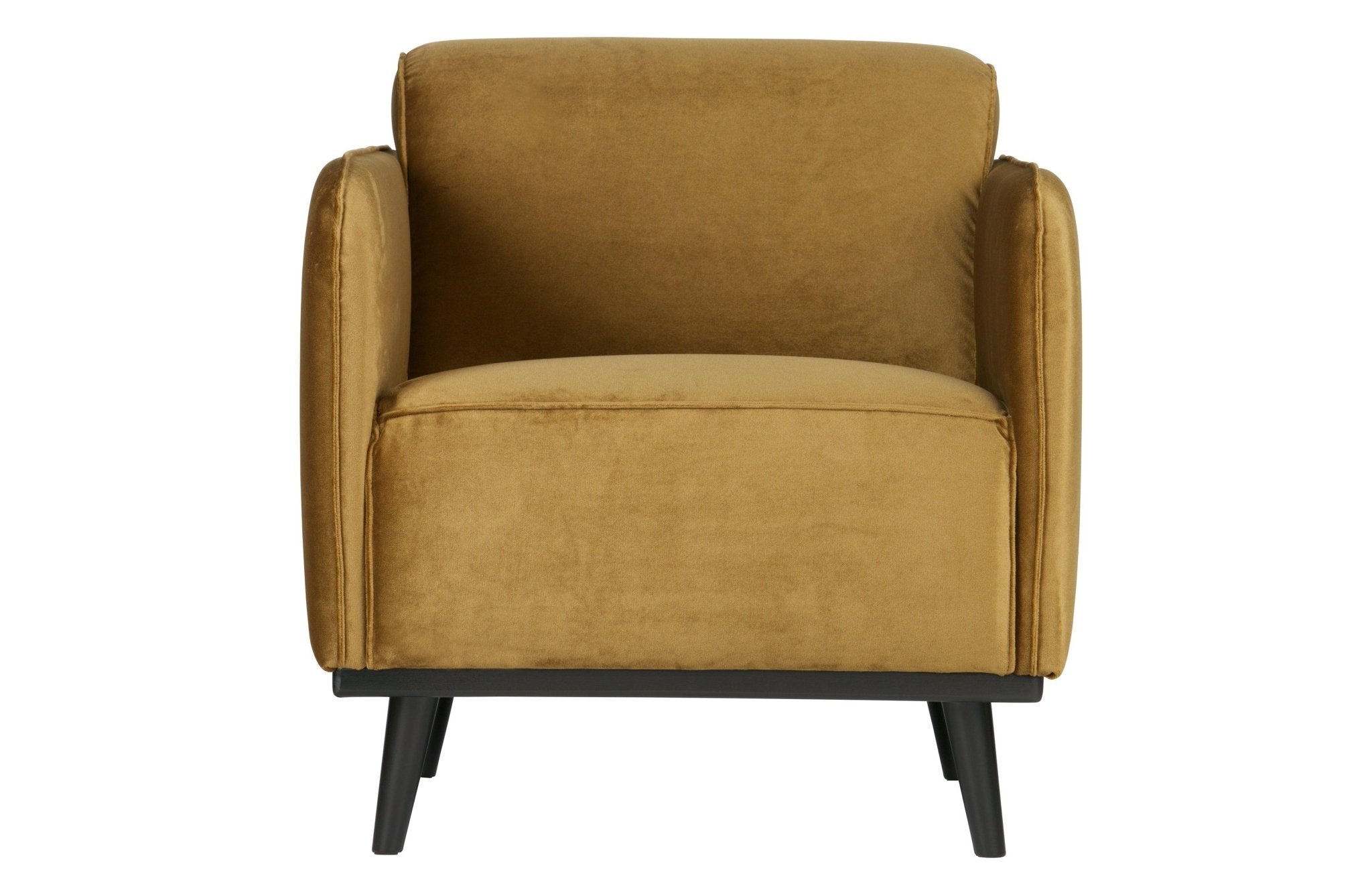 Fotel aksamitny STATEMENT miodowy Be Pure Eye on Design
