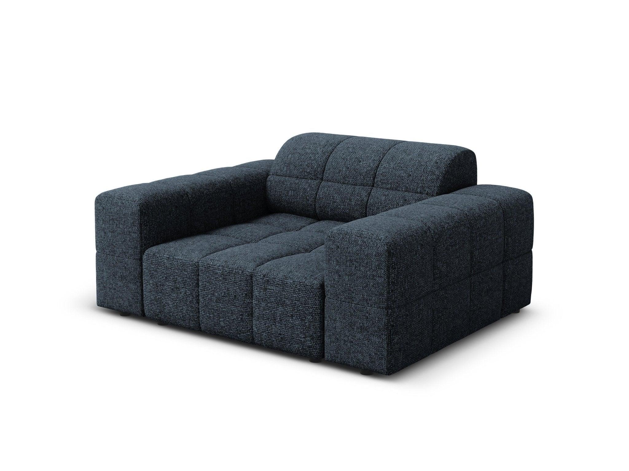 Fotel CHICAGO niebieski szenil Cosmopolitan Design Eye on Design