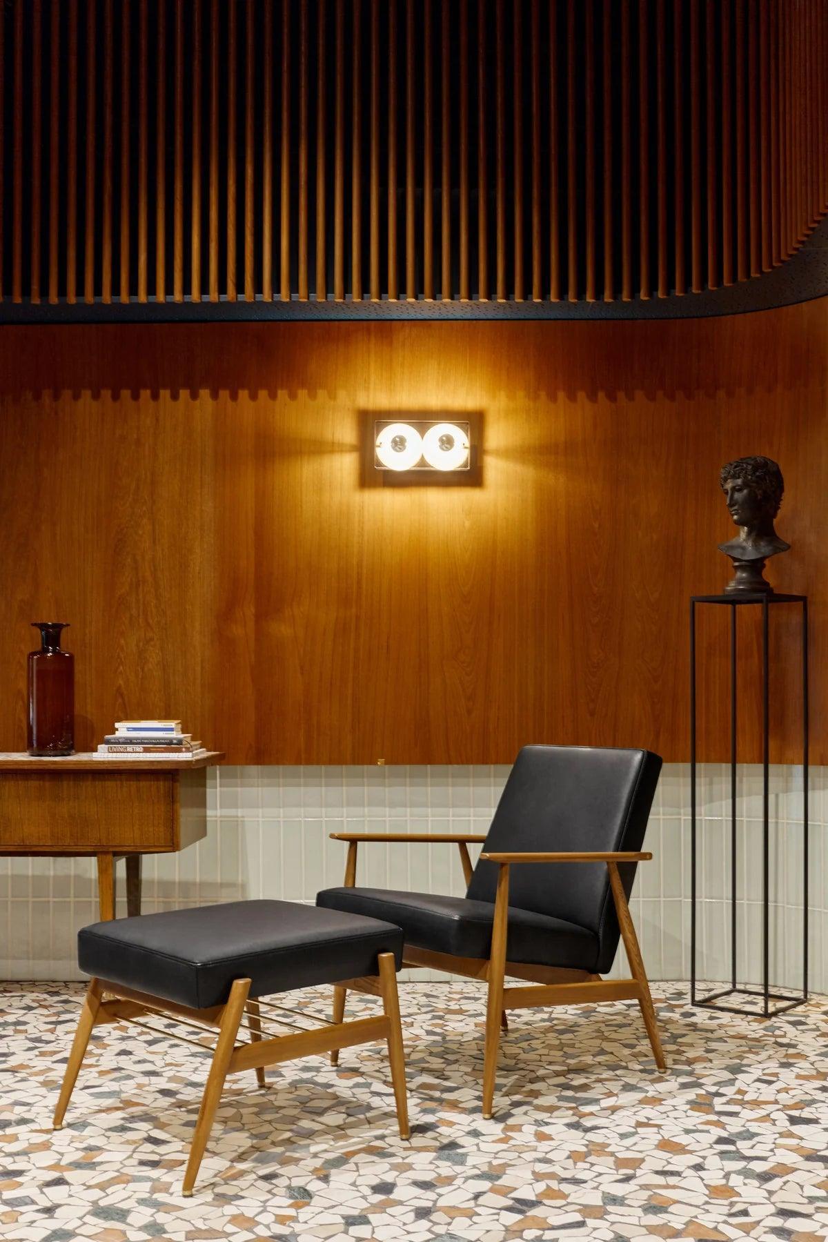Fotel FOX żółty w tkaninie Coco Mustard 366 concept Eye on Design