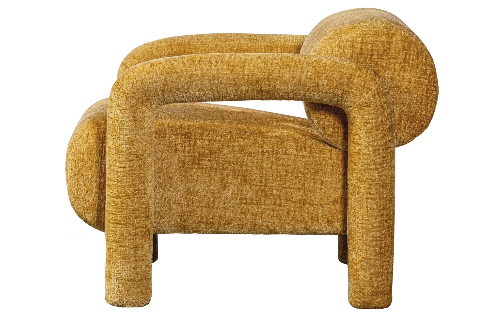 Fotel LENNY ochra Woood Exclusive Eye on Design