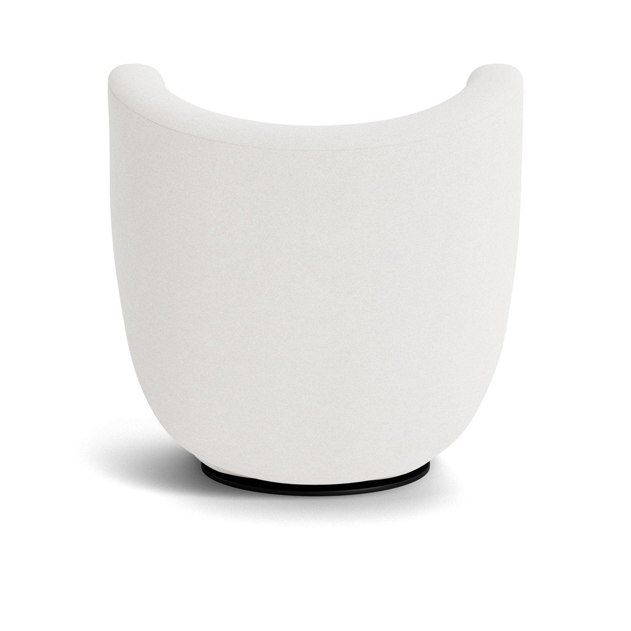 Fotel obrotowy LITTLE BIG boucle biały NORR11 Eye on Design