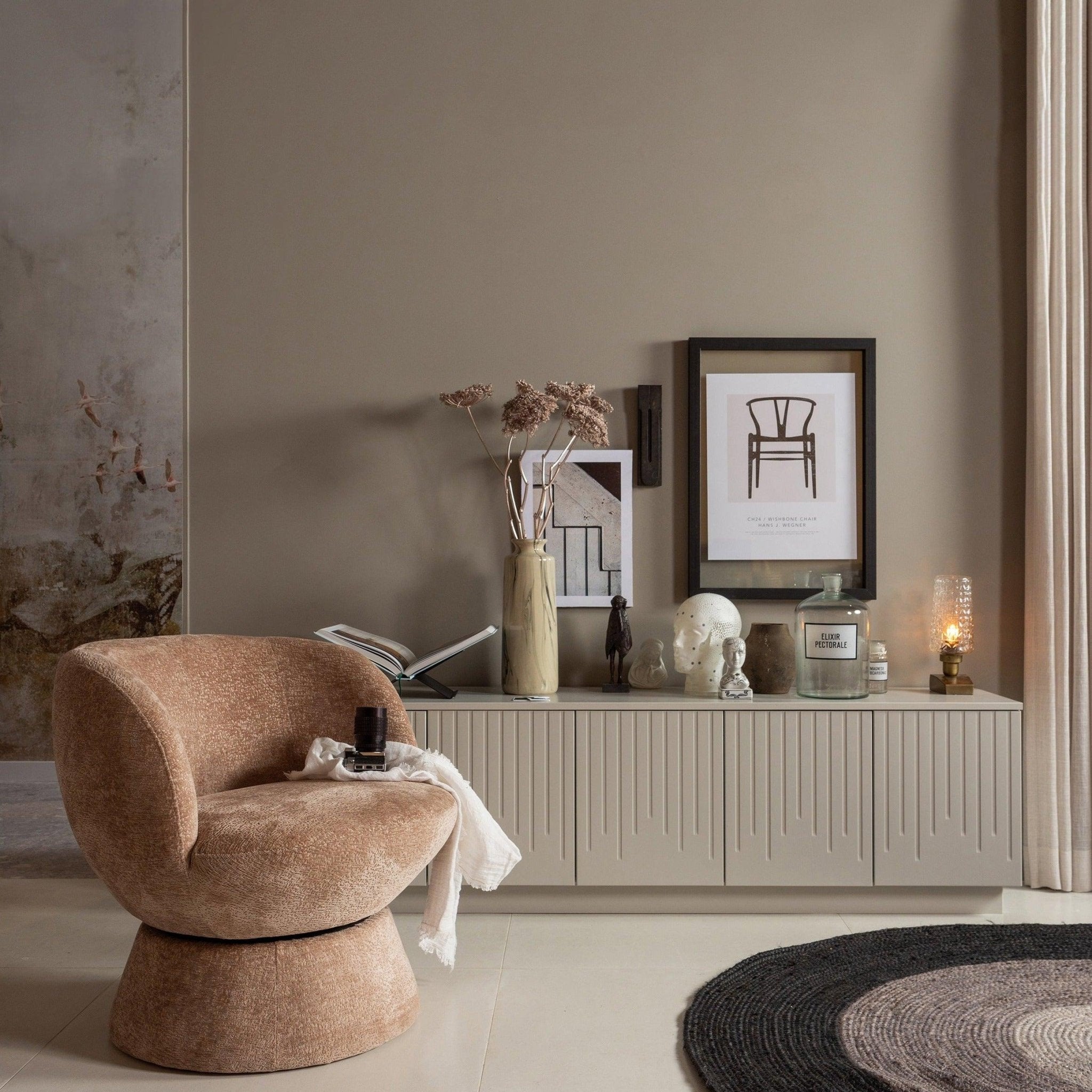 Fotel obrotowy SHUFFLE beżowy Be Pure Eye on Design