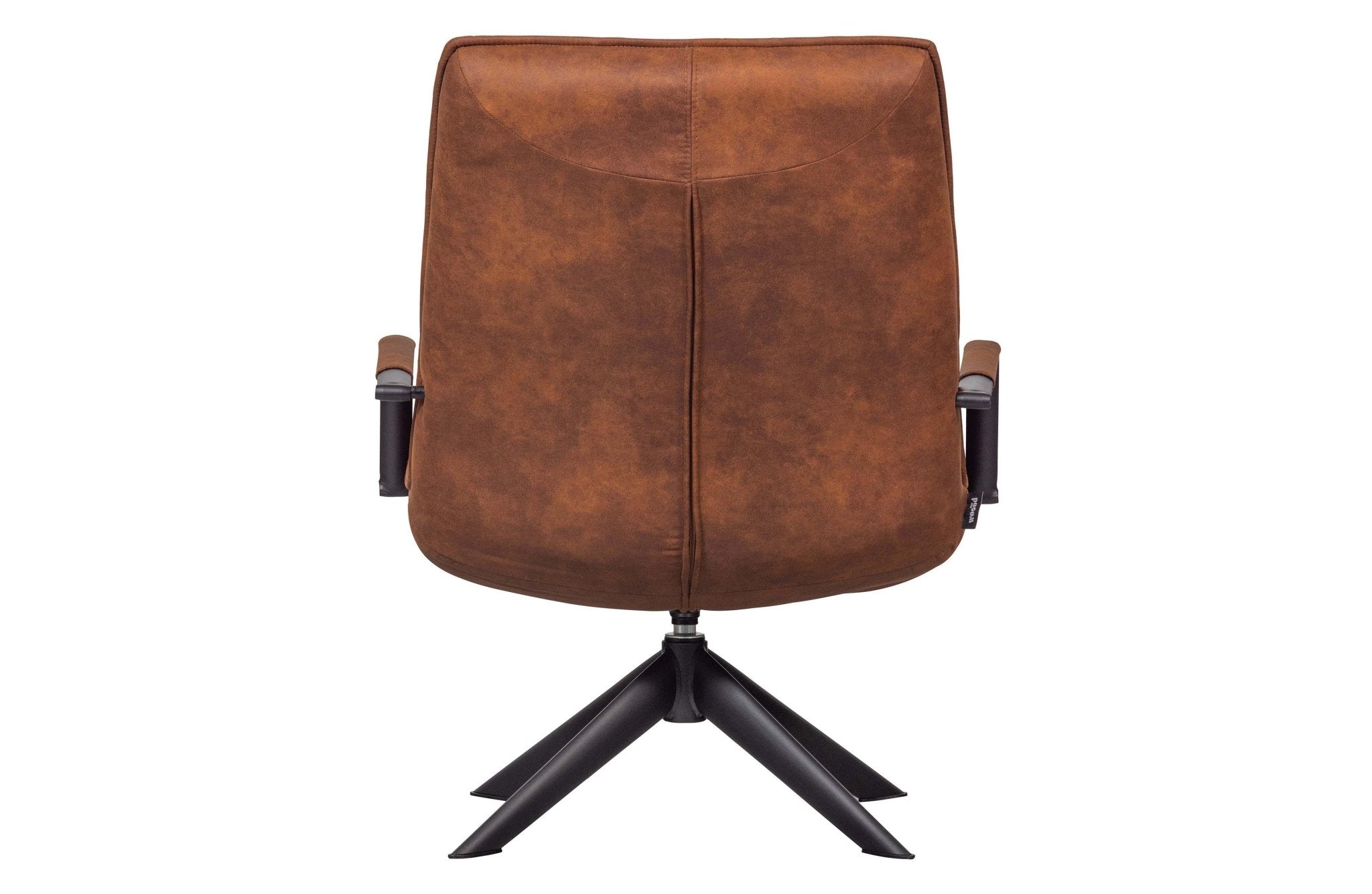Fotel obrotowy z podłokietnikami JOUKE brązowy Woood Eye on Design