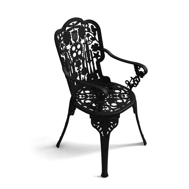 Fotel ogrodowy INDUSTRY czarny Seletti Eye on Design