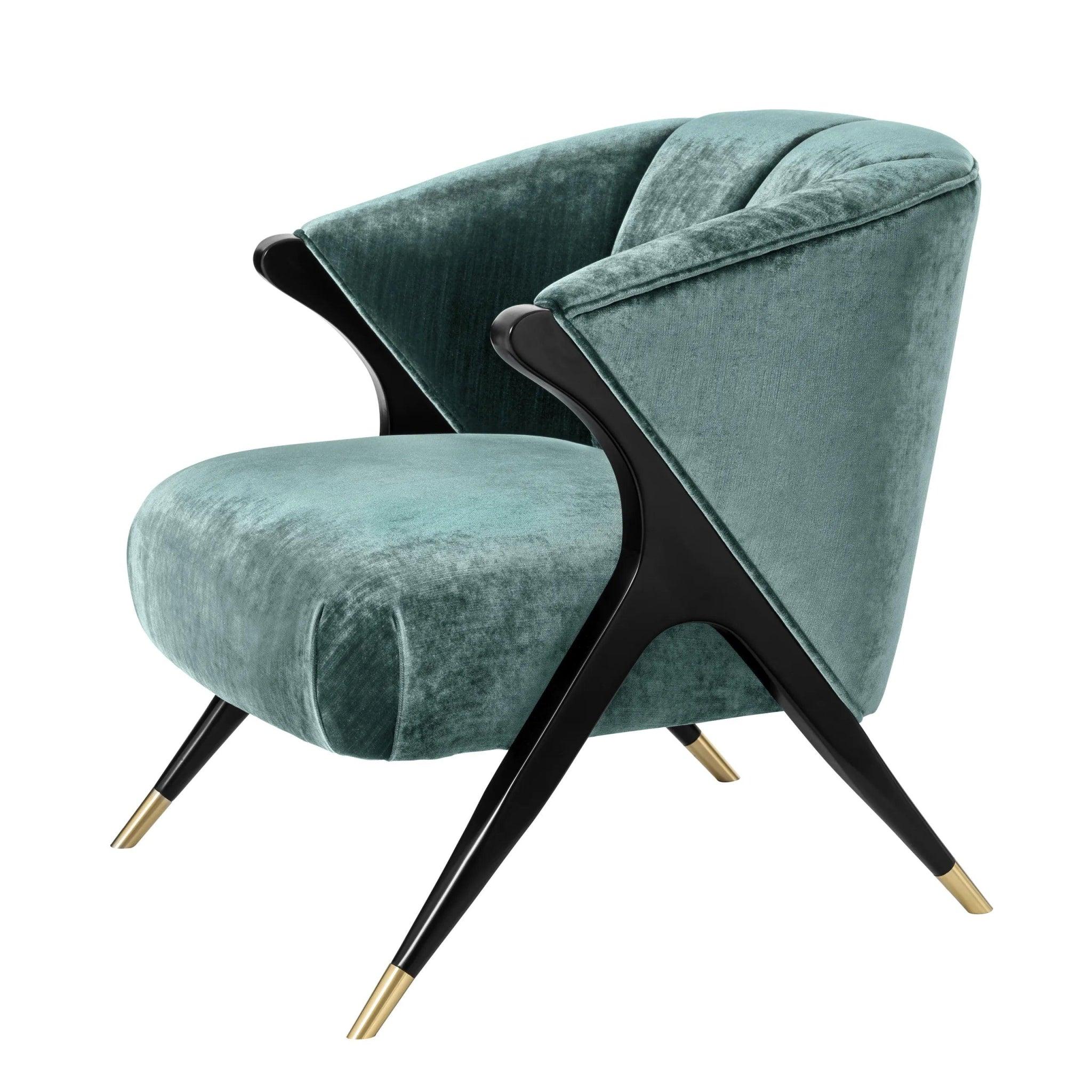 Fotel PAVONE zielony Eichholtz Eye on Design