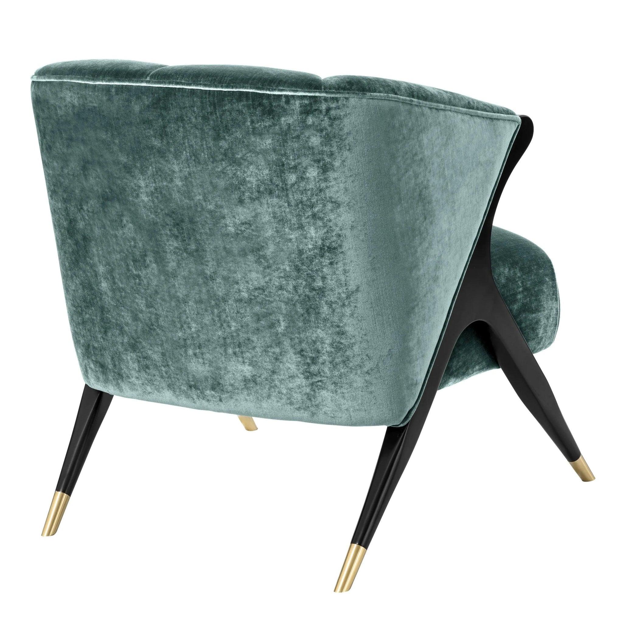 Fotel PAVONE zielony Eichholtz Eye on Design