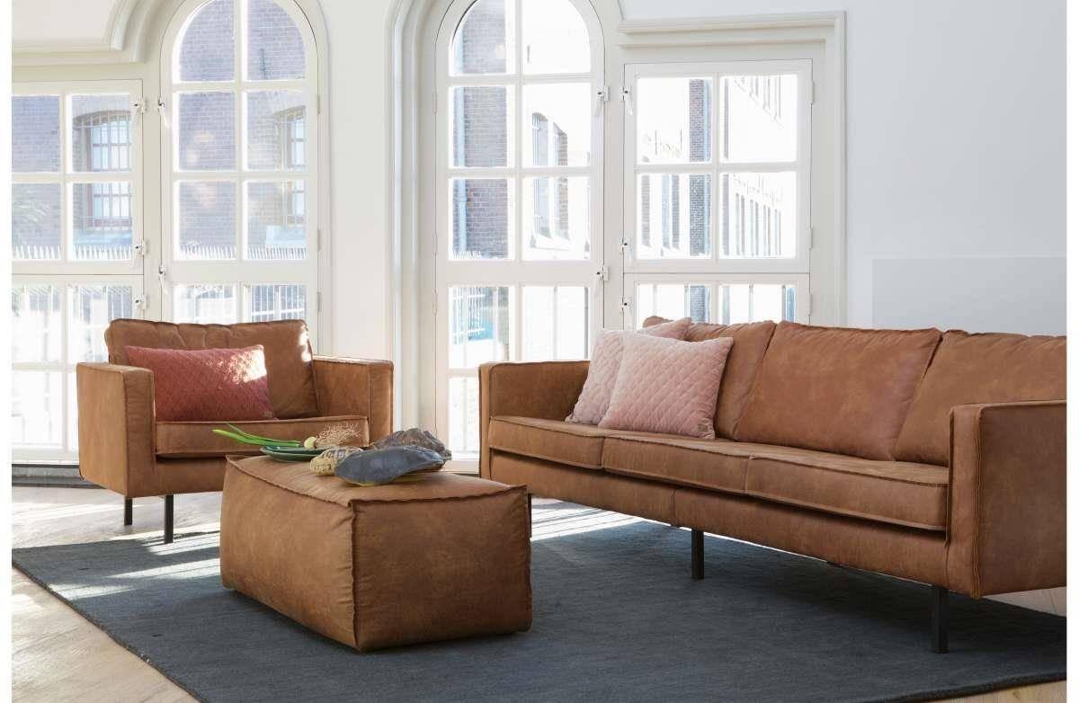 Fotel skórzany RODEO wojskowa zieleń Be Pure Eye on Design