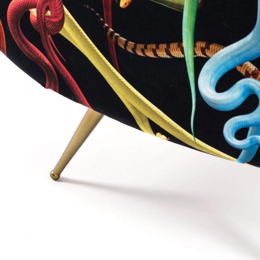 Fotel SNAKES czarny Seletti Eye on Design