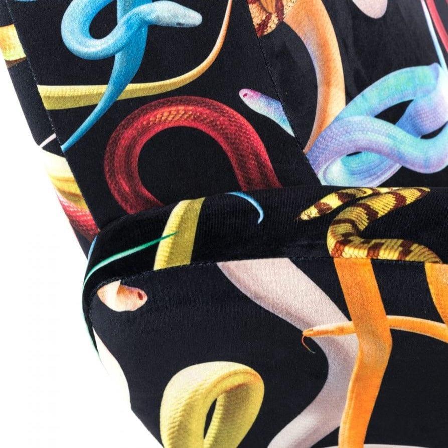 Fotel SNAKES czarny Seletti Eye on Design