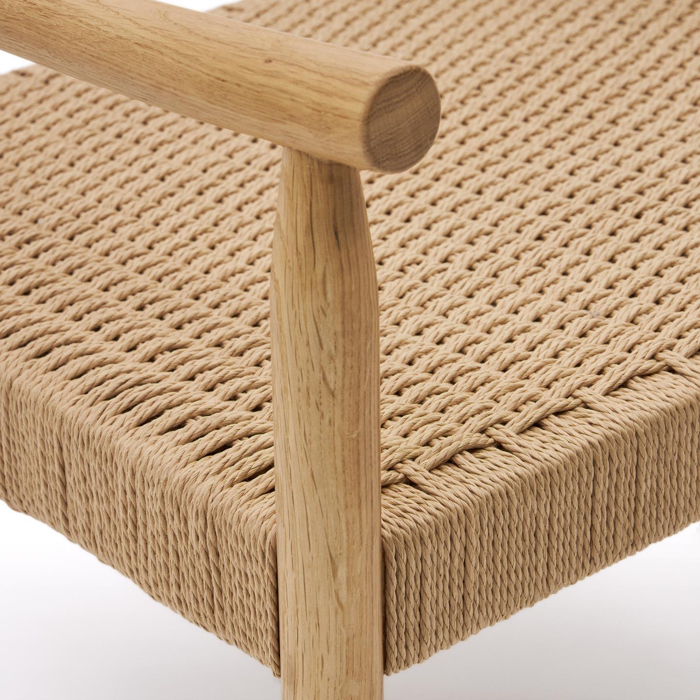 Fotel YALIA lite drewno dębowe La Forma Eye on Design