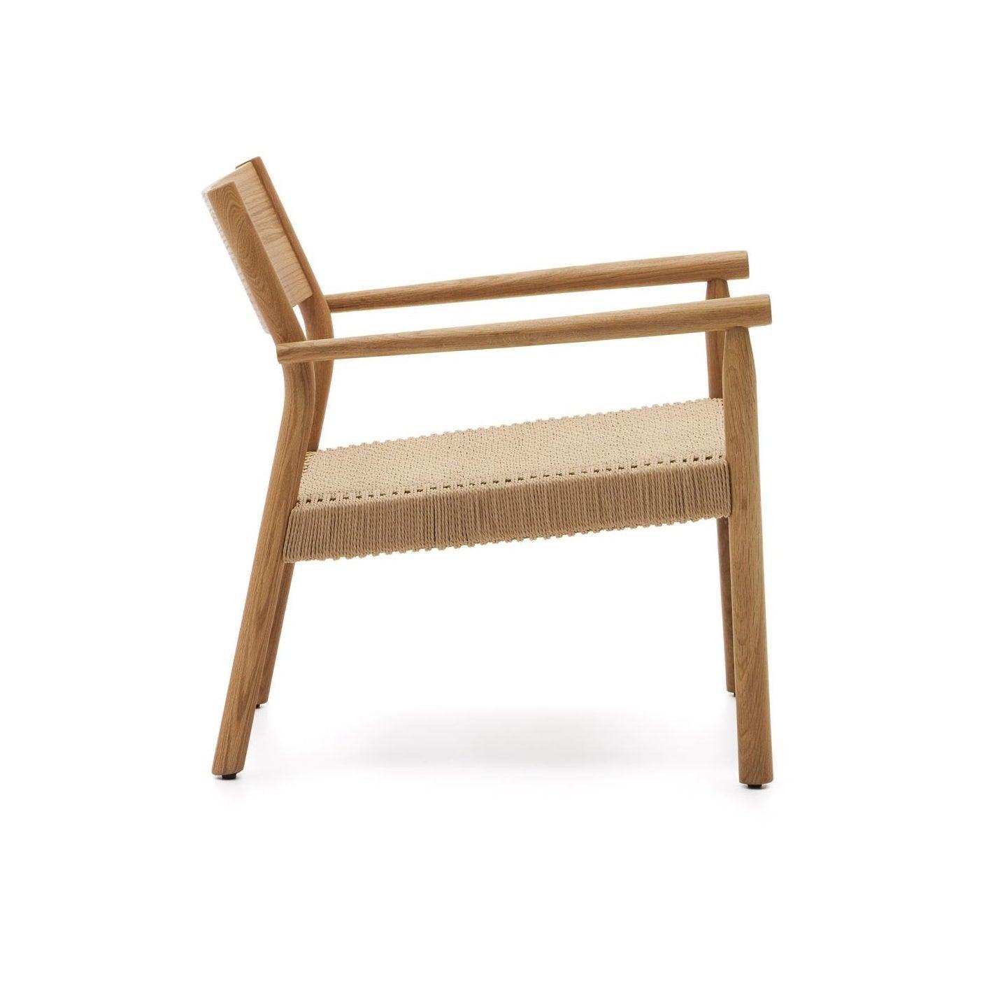 Fotel YALIA lite drewno dębowe La Forma Eye on Design