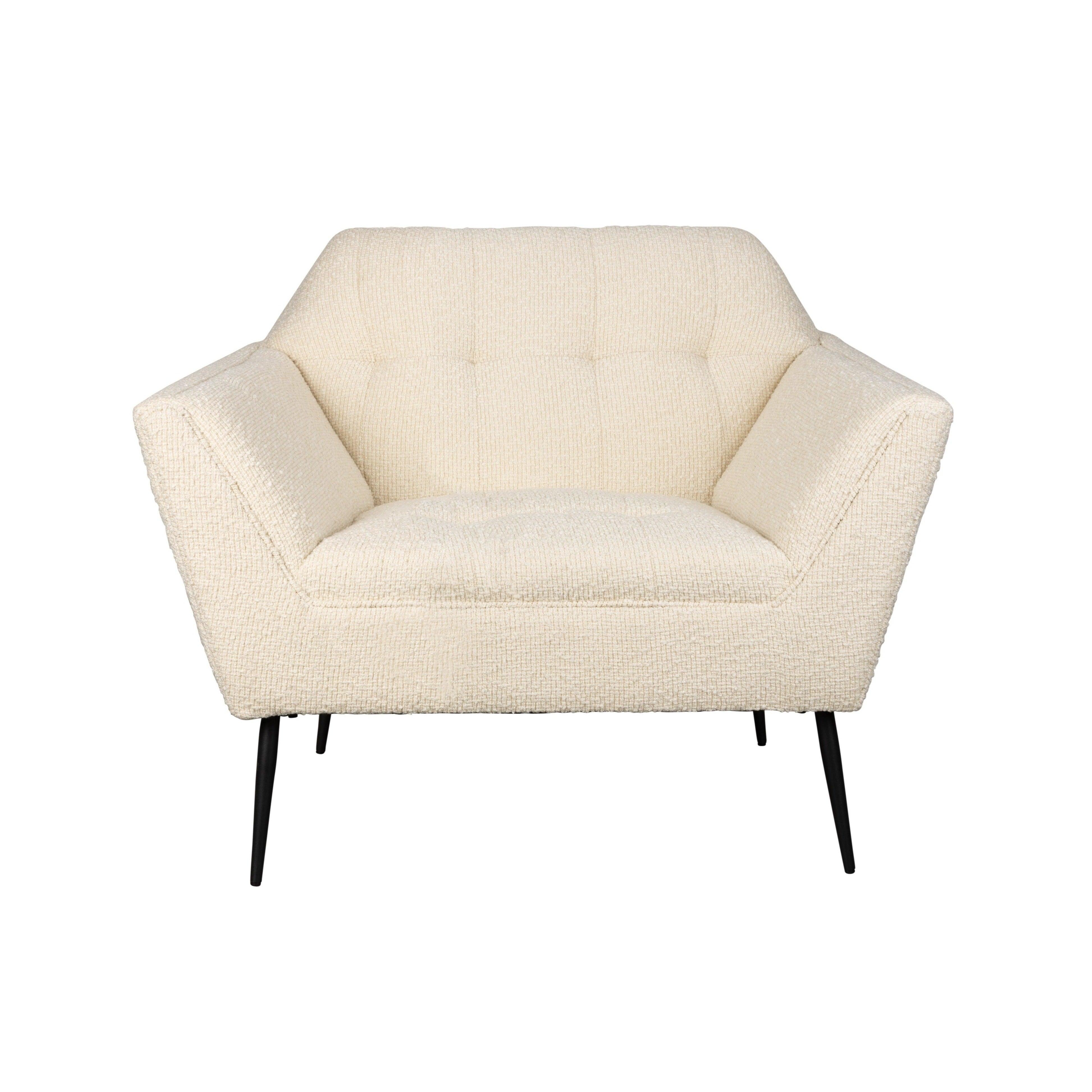 Kate Lounge Chair Bouclé Beige Dutchbone Eye on Design