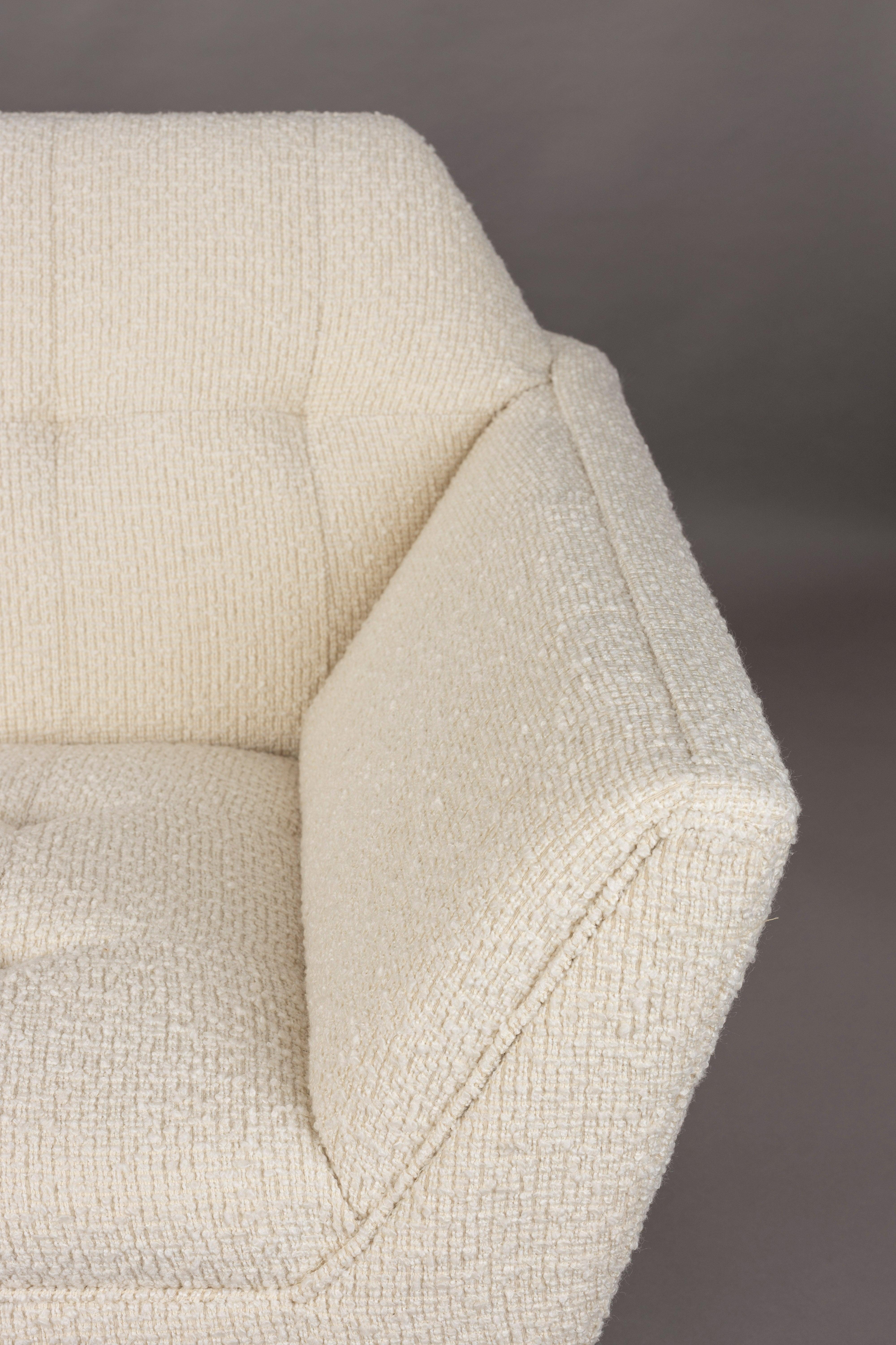 Kate Lounge Chair Bouclé Beige Dutchbone Eye on Design