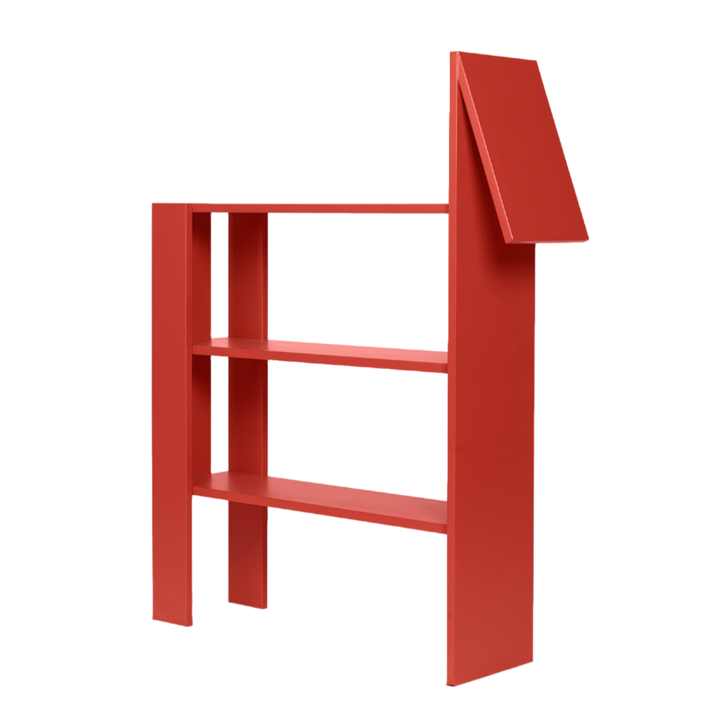 Regał HORSE BOOKCASE czerwony