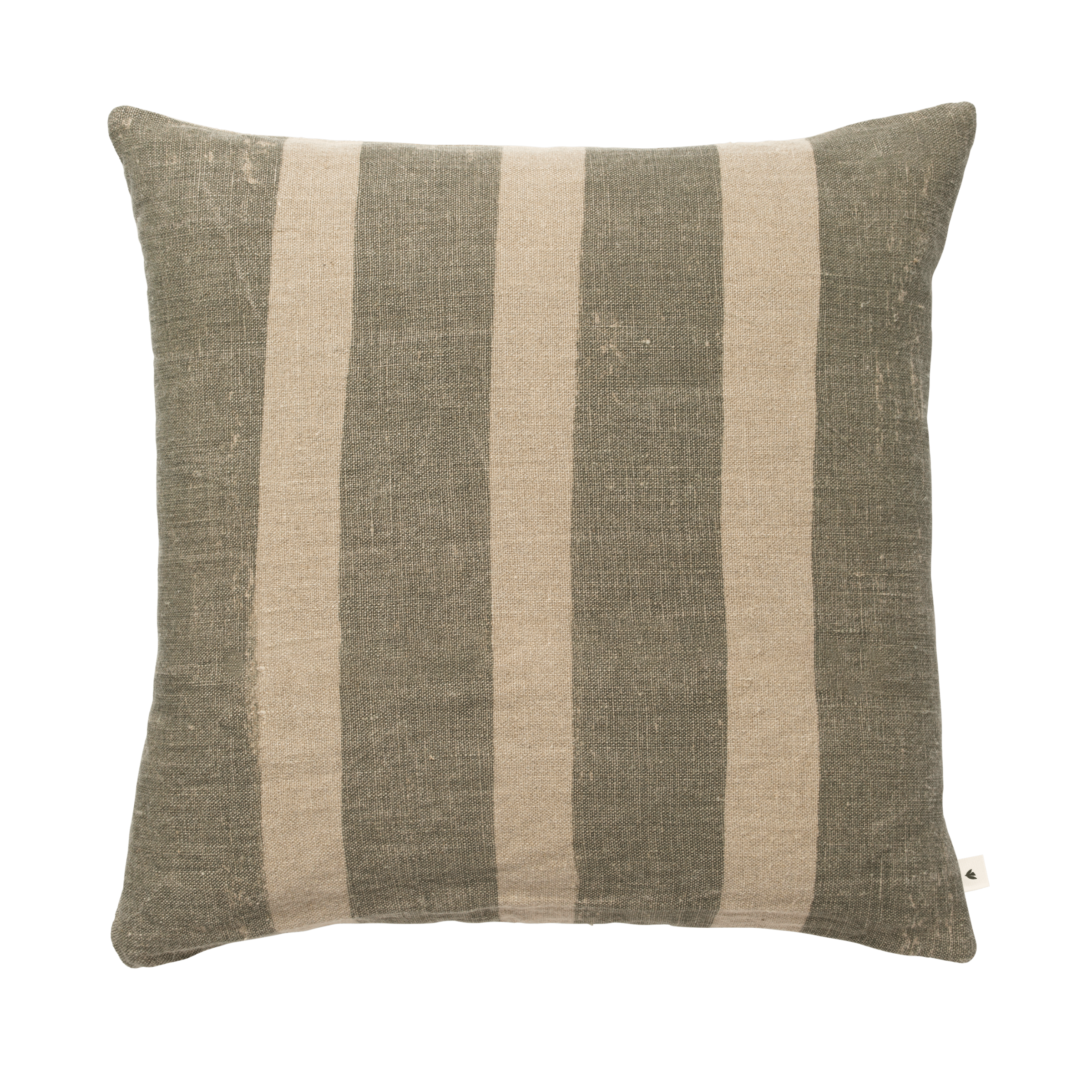 OLEO matcha decorative pillow with beige