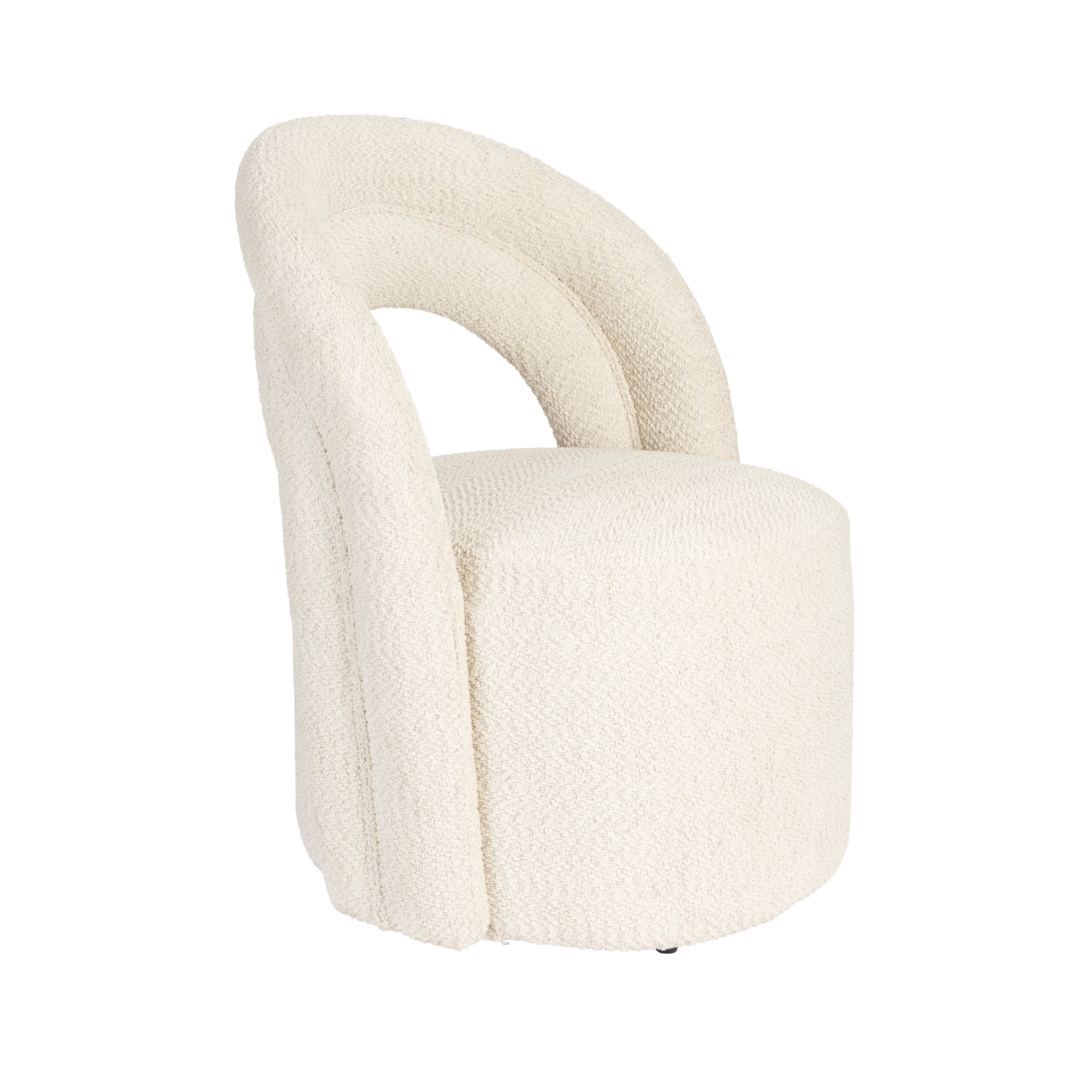 SEINA beige swivel armchair
