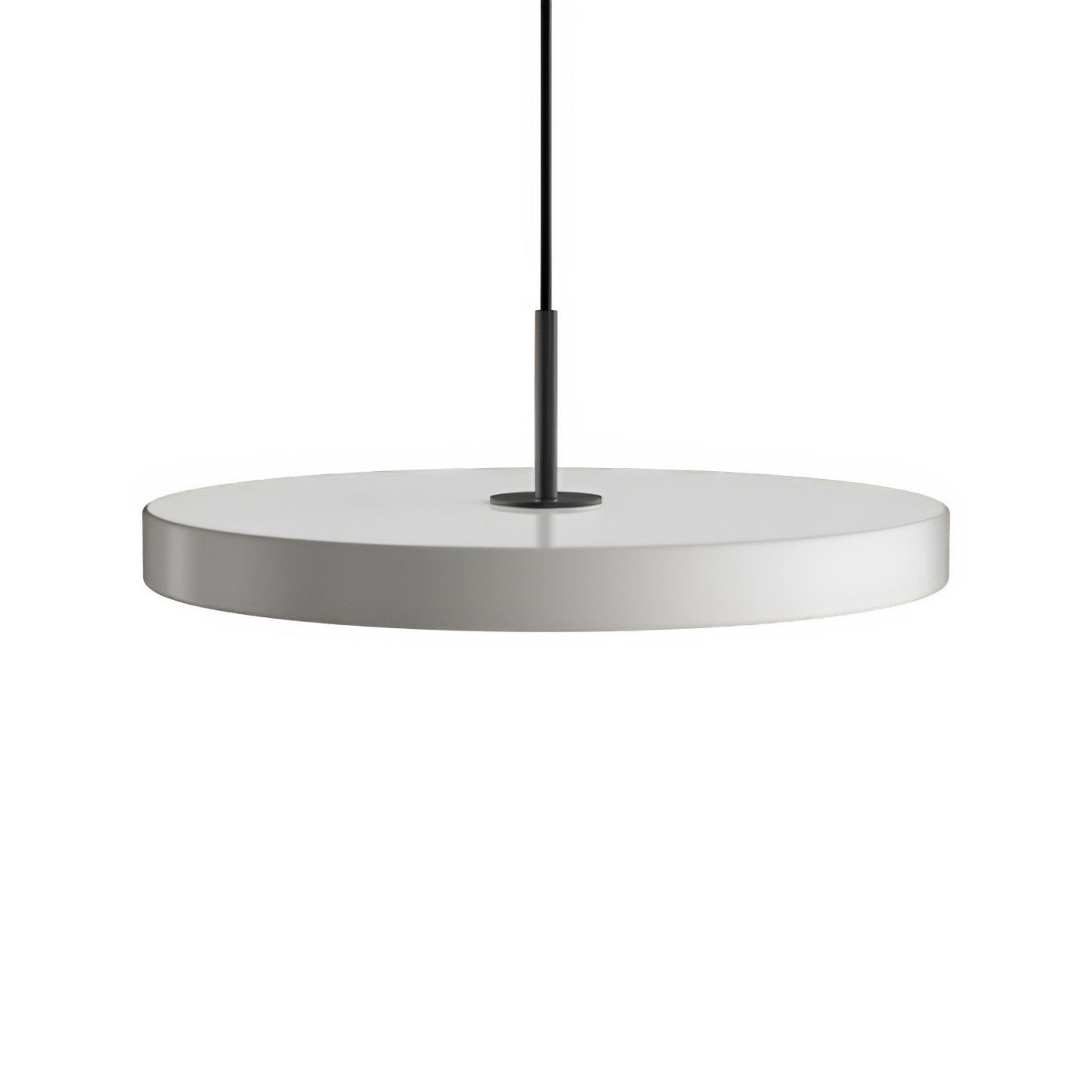 Lampa wisząca ASTERIA PLUS jasnoszary z czarną wstawką