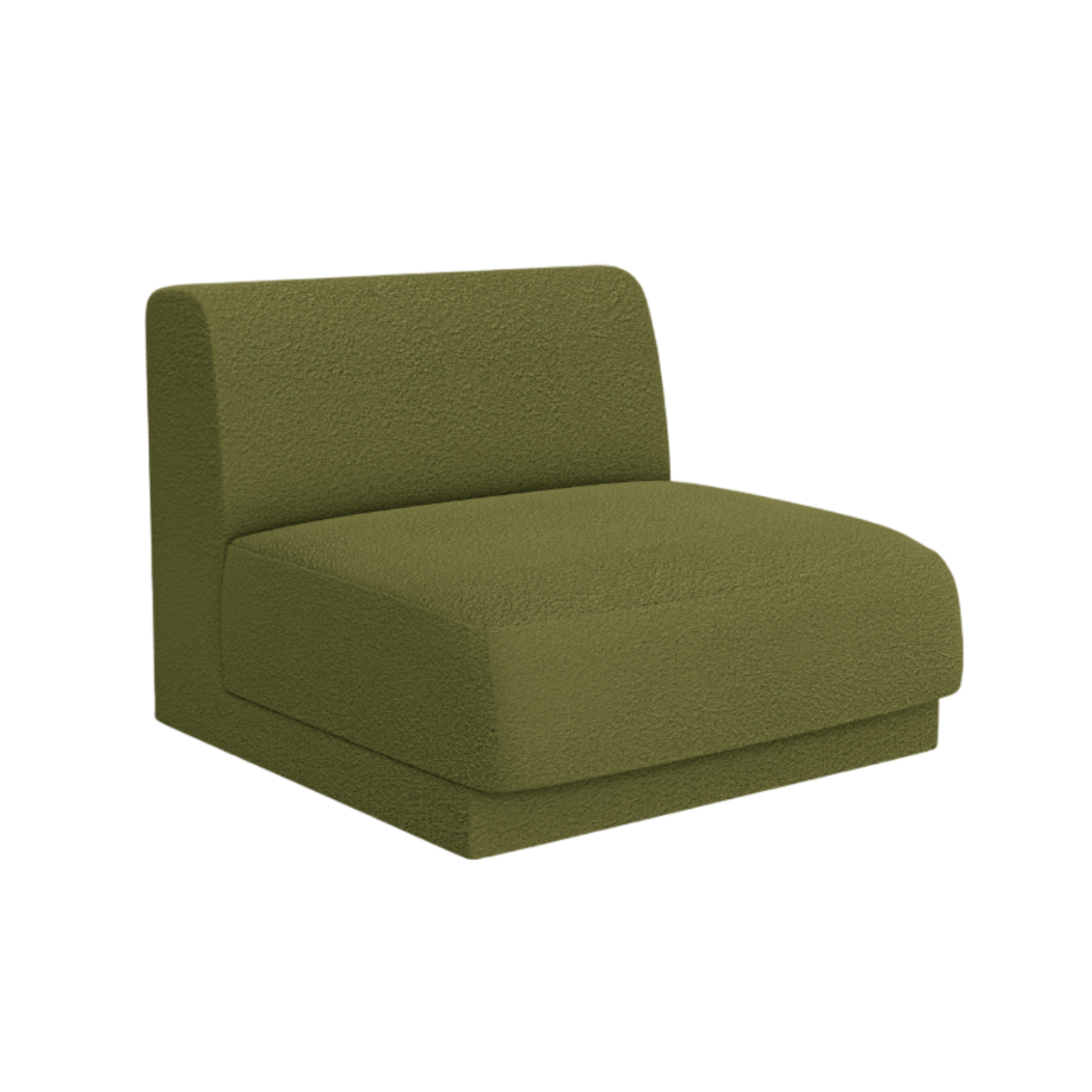 Sessel / Modul MILEY grün Boucle