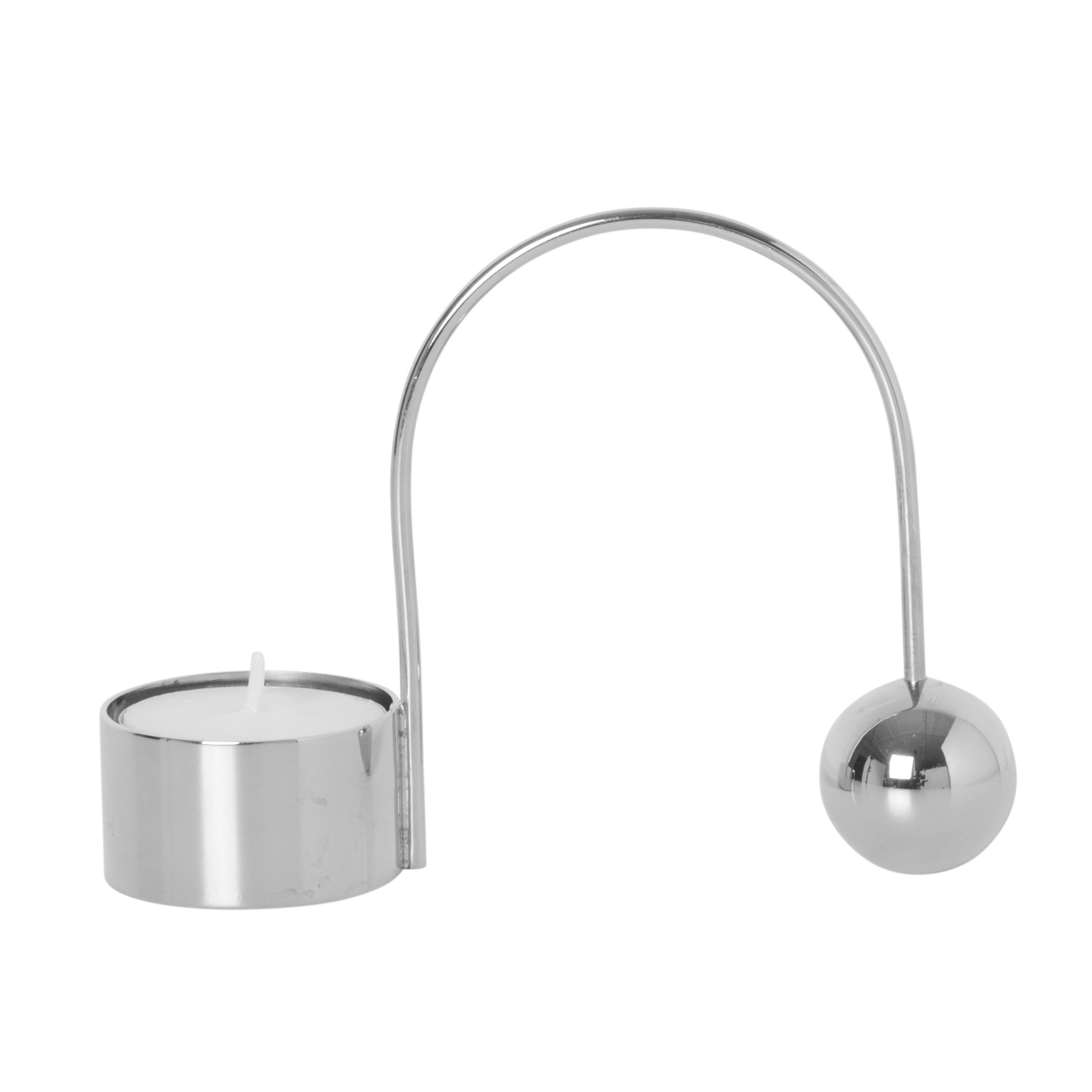 Świecznik BALANCE TEALIGHT srebrny